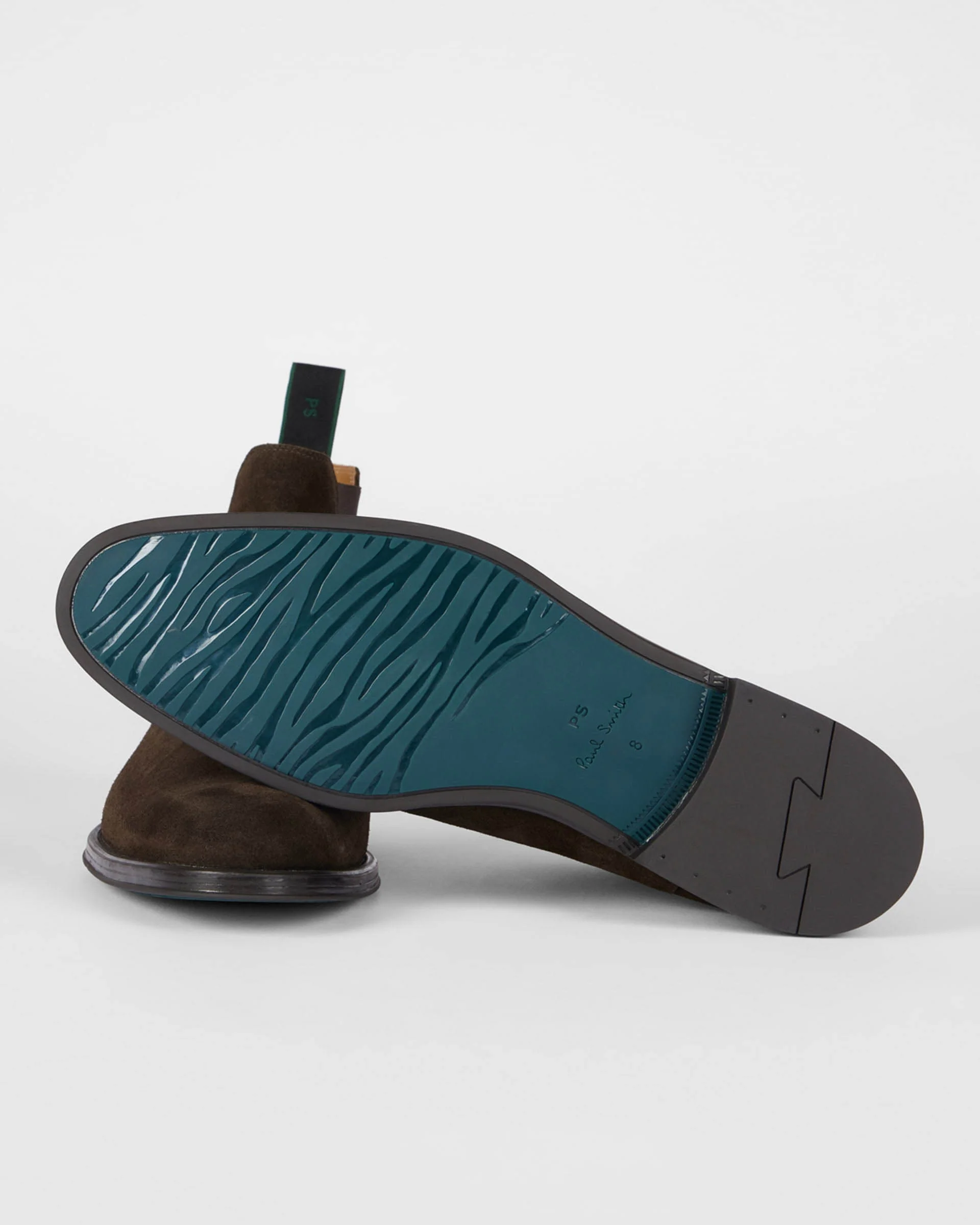 Paul Smith Augustus Mens Suede Boots - 69 Dark Brown - Image 6