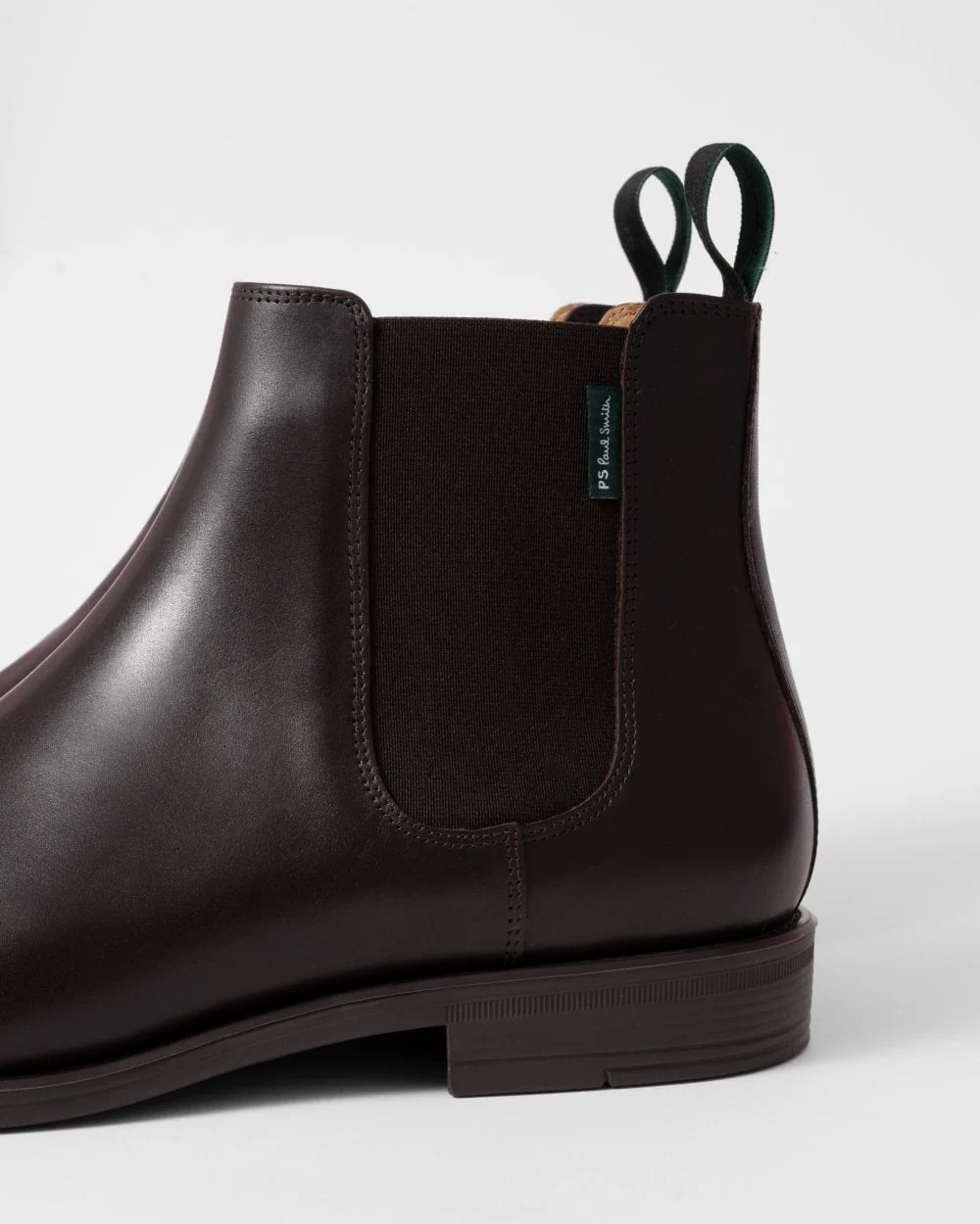Paul Smith Cedric Mens Leather Chelsea Boots - 66 Brown - Image 4