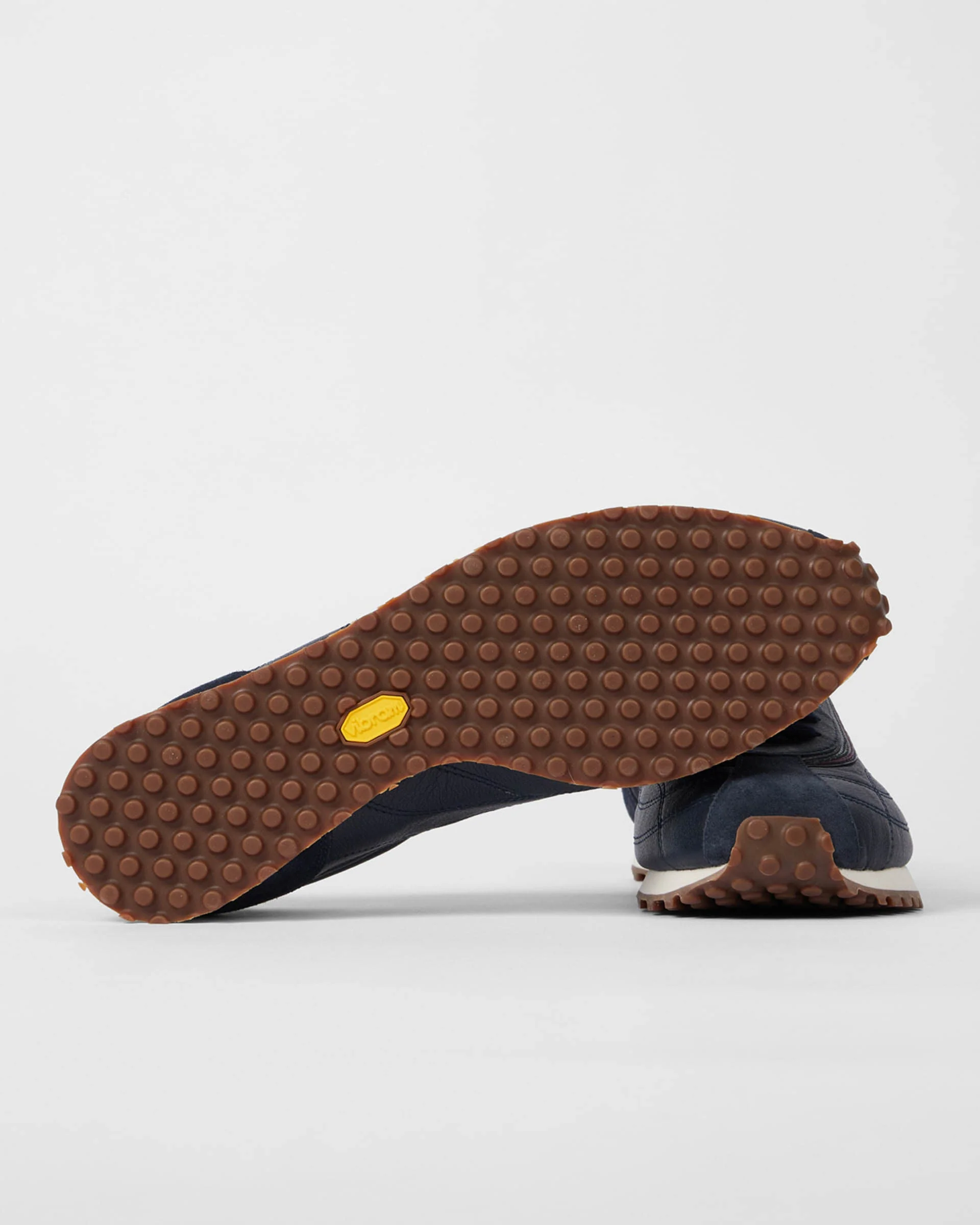 Paul Smith Haskell Mens Leather Trainers - 49 Navy - Image 4