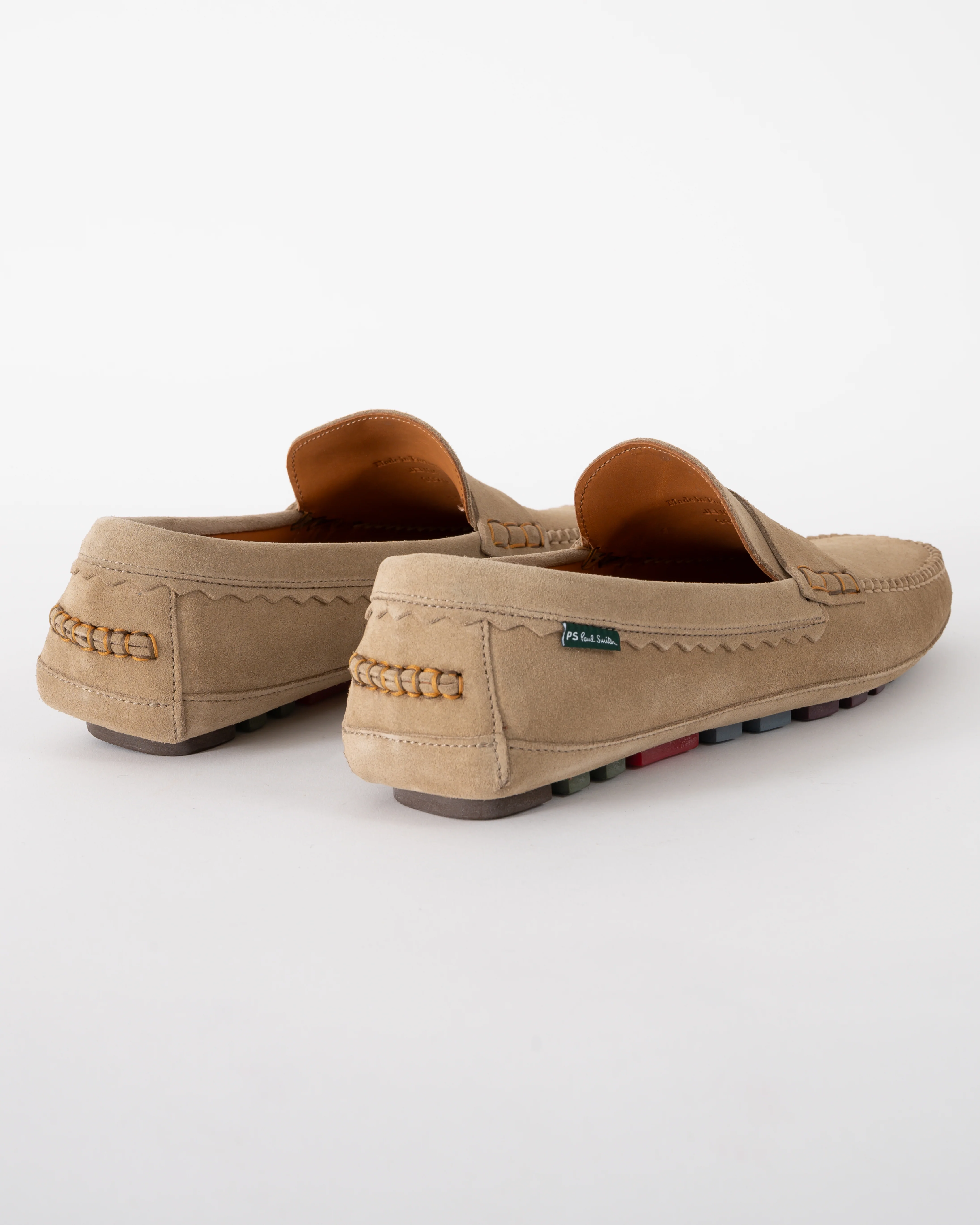 Paul Smith Jenson Mens Driving Shoes - 07 Sand - Image 3