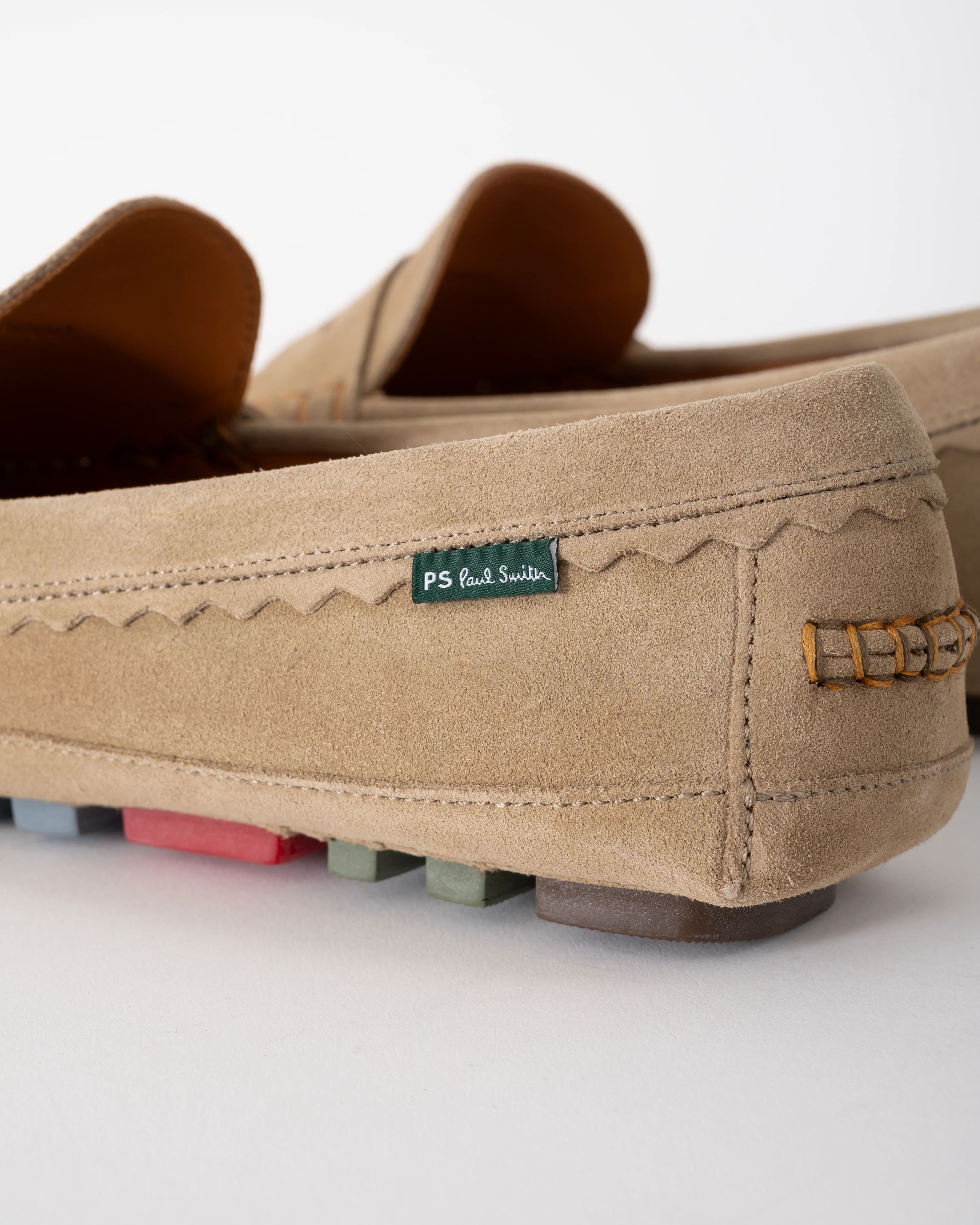 Paul Smith Jenson Mens Driving Shoes - 07 Sand - Image 4