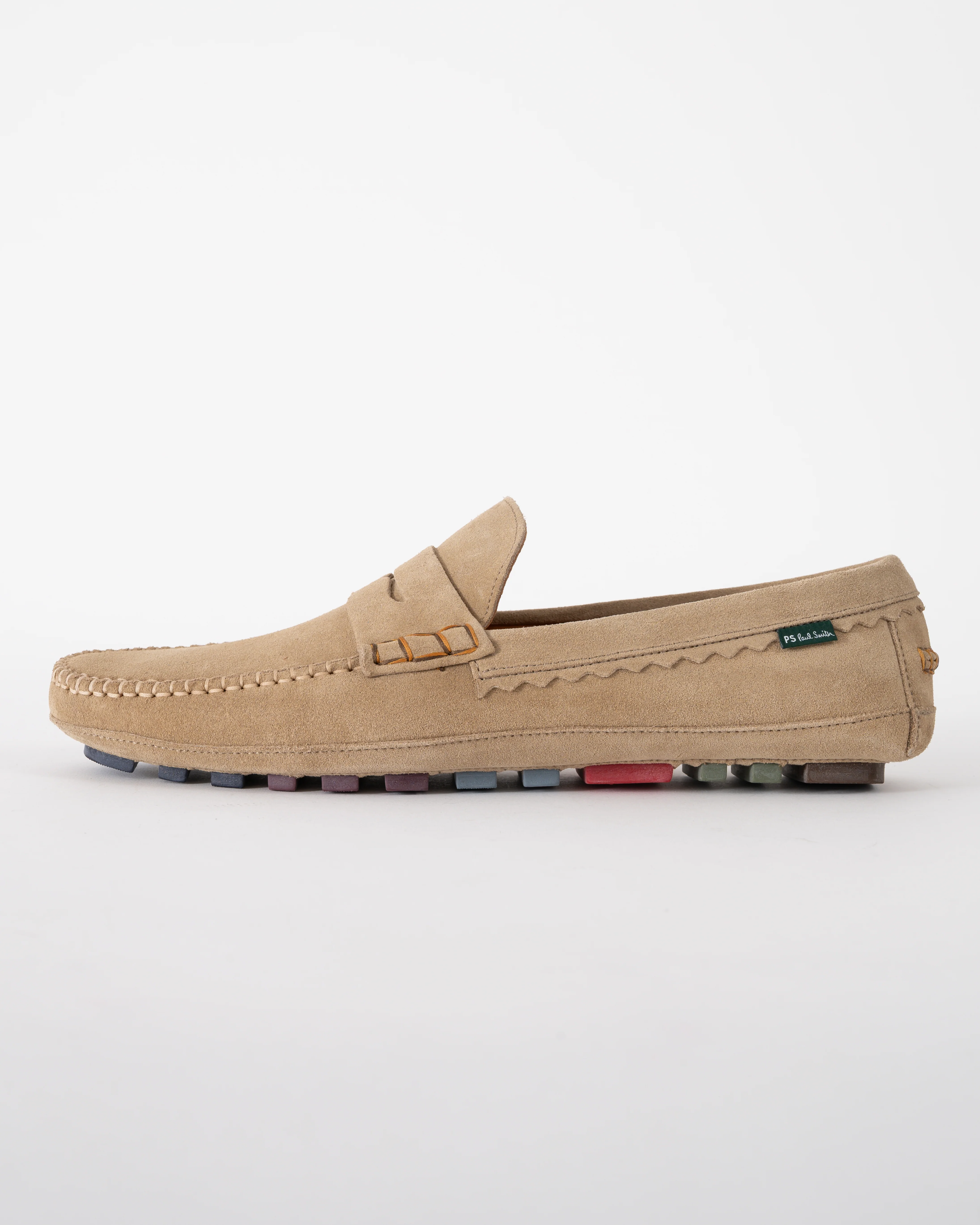 Paul Smith Jenson Mens Driving Shoes - 07 Sand - Image 5