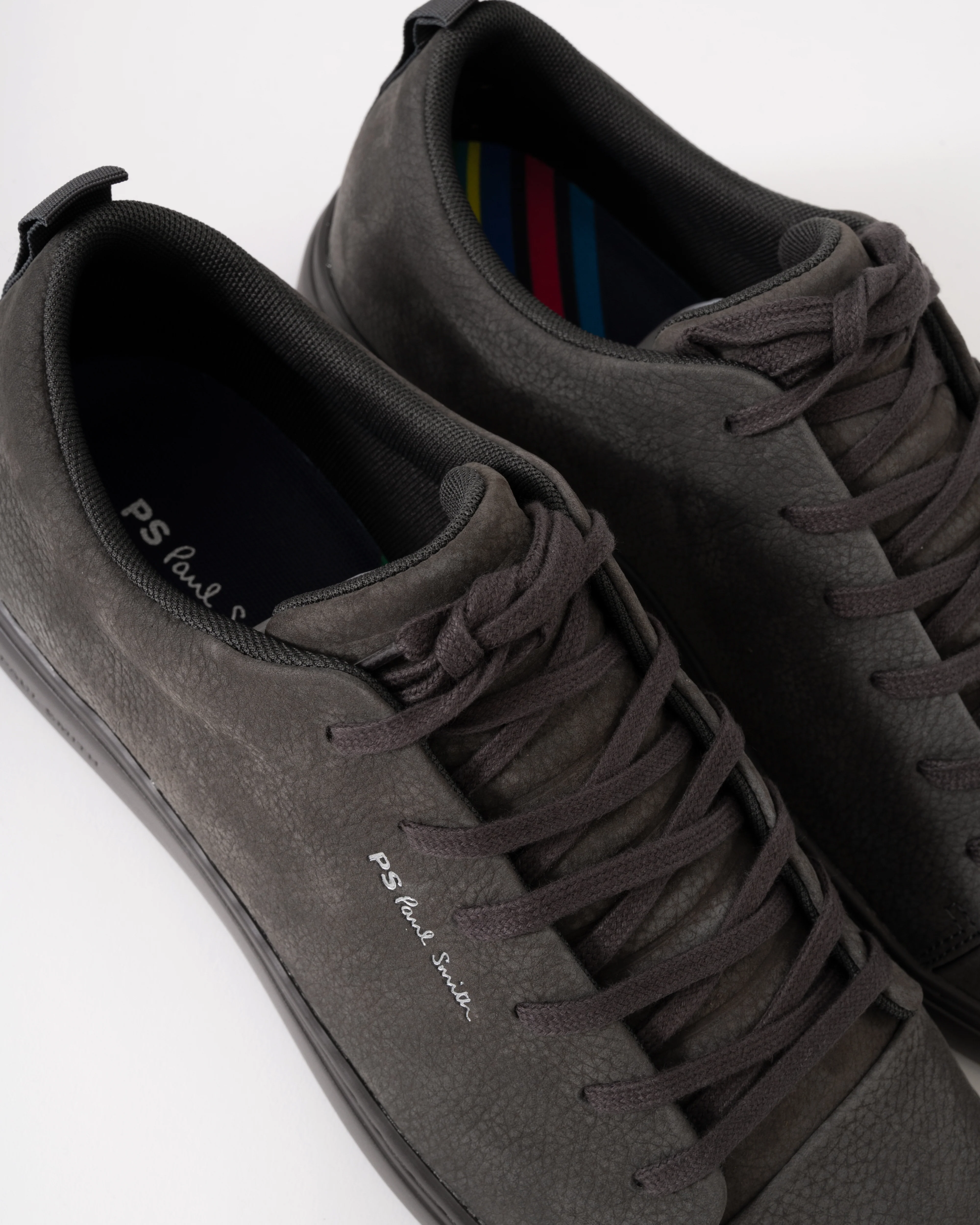 Paul Smith Lee Nubuck Mens Trainers - 70 Grey - Image 6