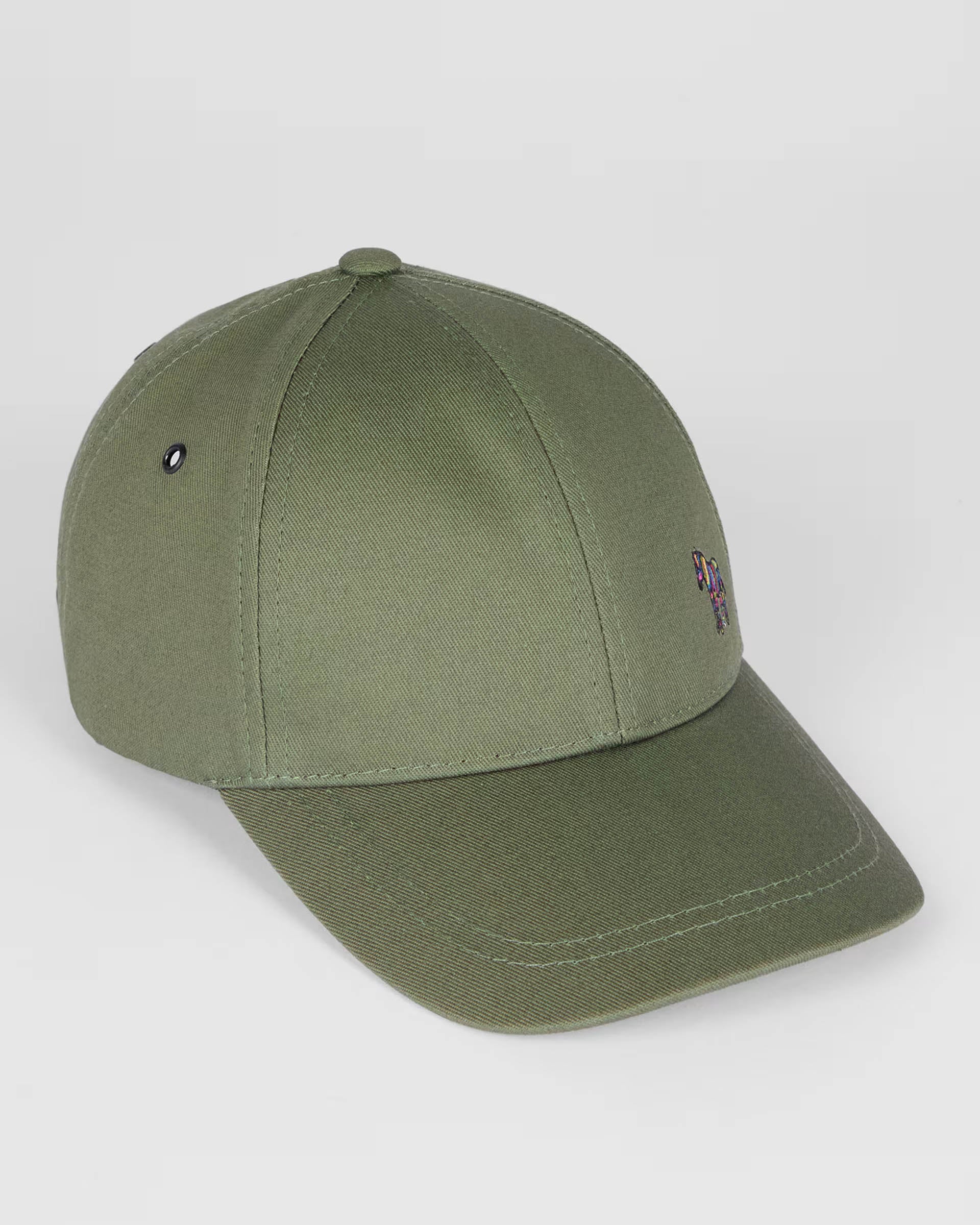 Paul Smith Men Cap Seasonal Zebra - 34 Light Greyish Green - Image 2