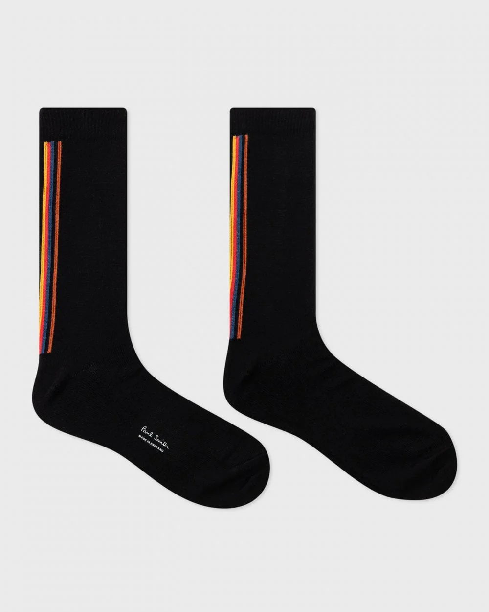 Paul Smith Mens Artist Stripe Socks - 79 Black - Image 3