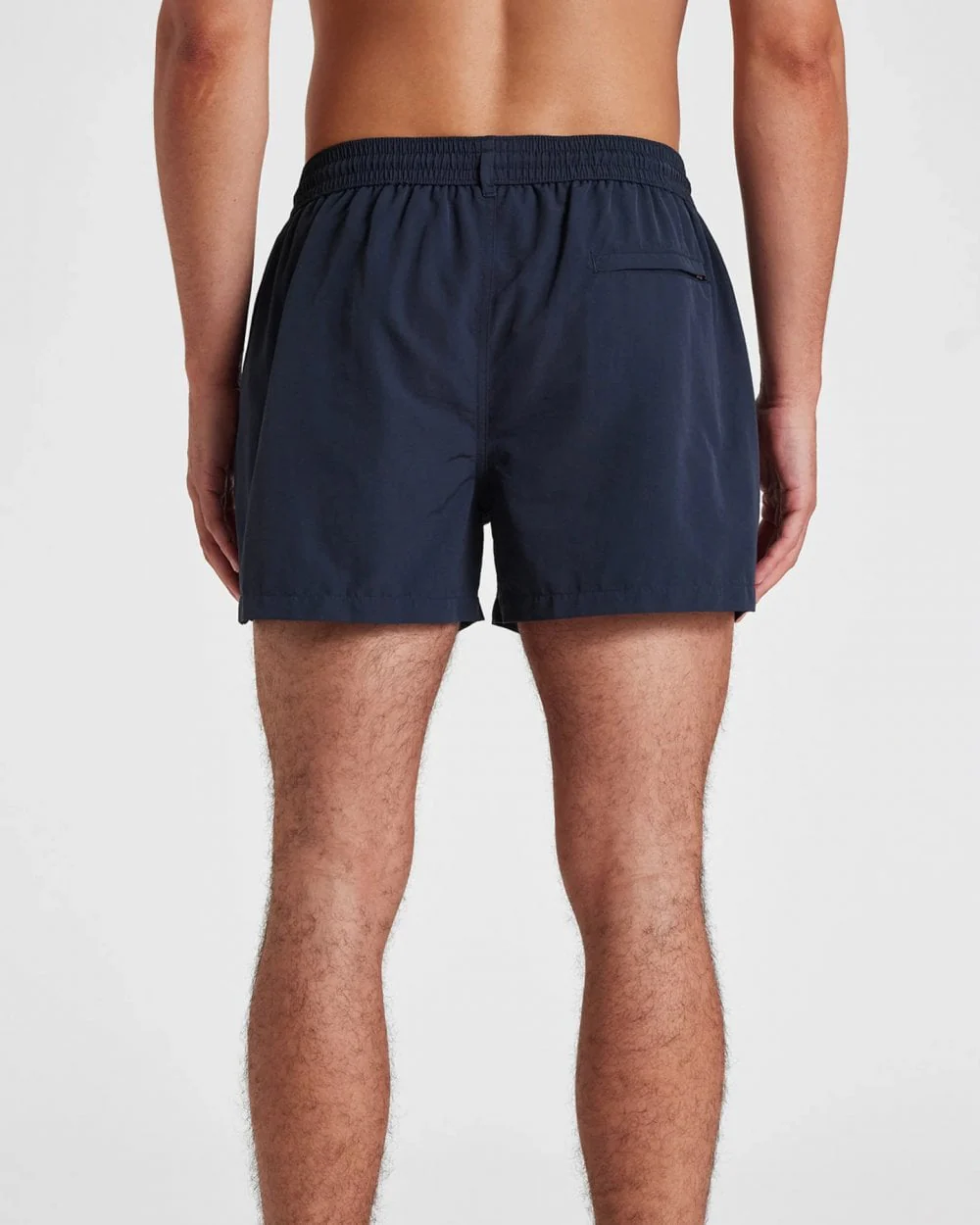 Paul Smith Mens Black Swim Shorts With Artist Stripe Trim - 47 Navy - Image 2