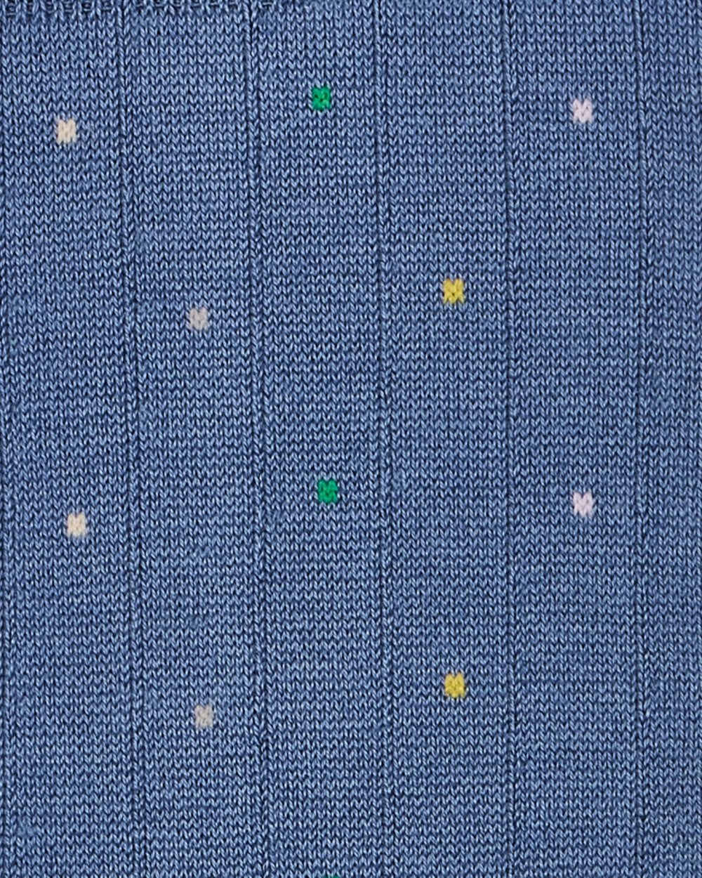 Paul Smith Mens Cotton-Blend Multi Colour Polka Dot Socks - 45 Cobalt Blue - Image 2