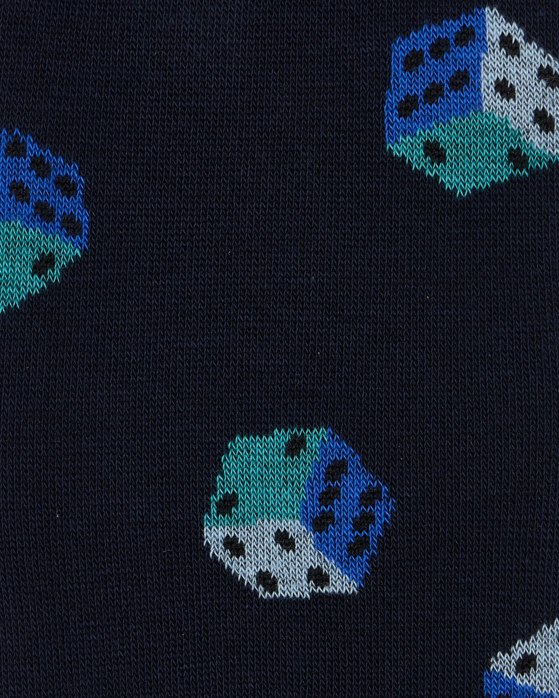Paul Smith Mens Dice Socks - 47 Navy - Image 3