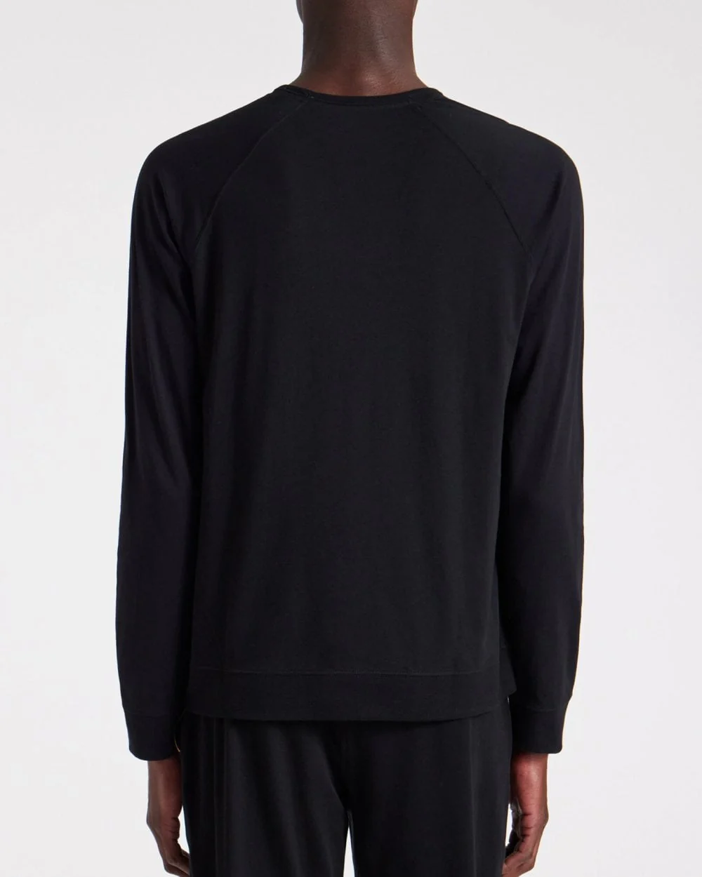 Paul Smith Mens Long Sleeve Lounge Top - 79 Black - Image 3