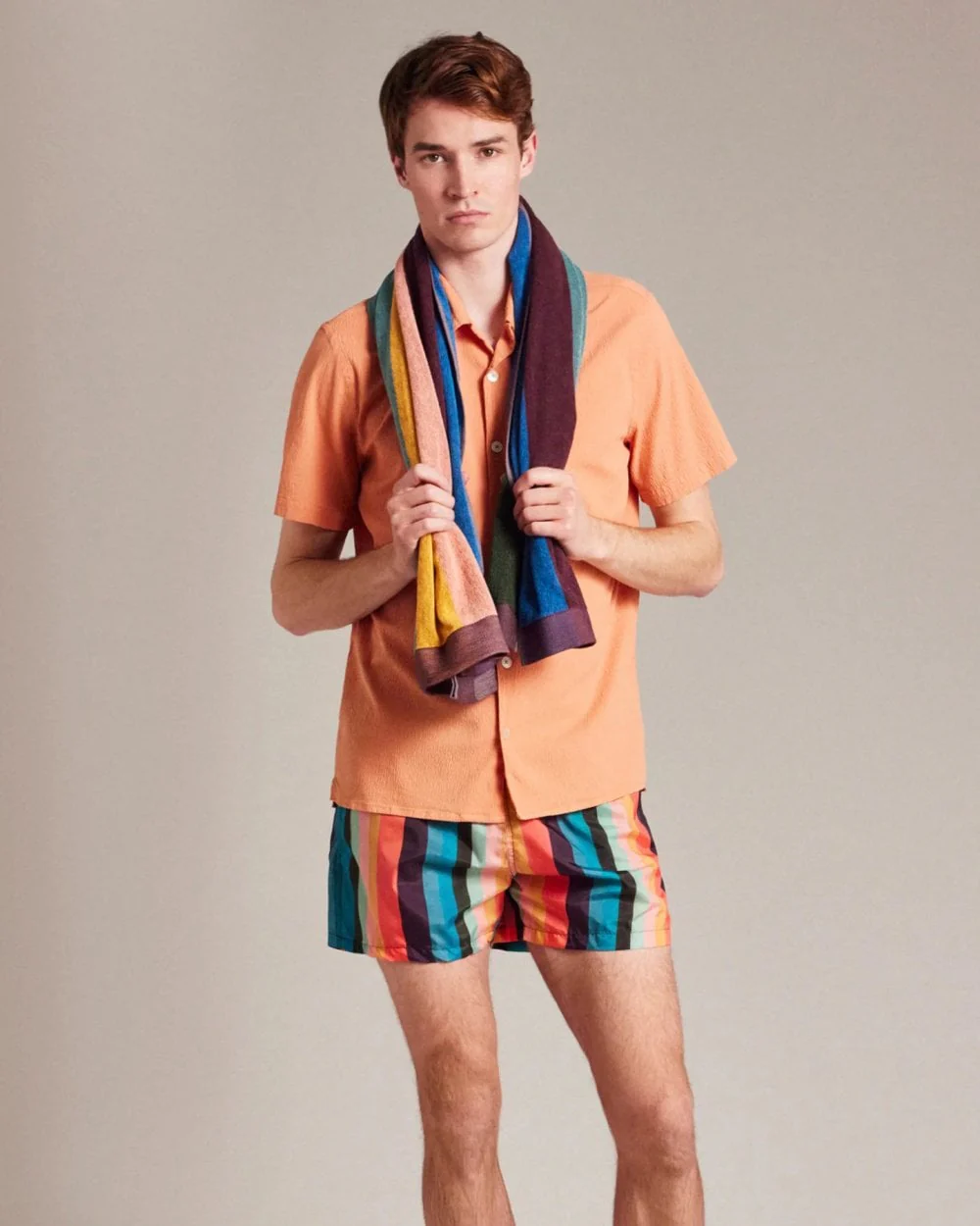 Paul Smith Mens Medium Artist Stripe Beach Towel - Image 3