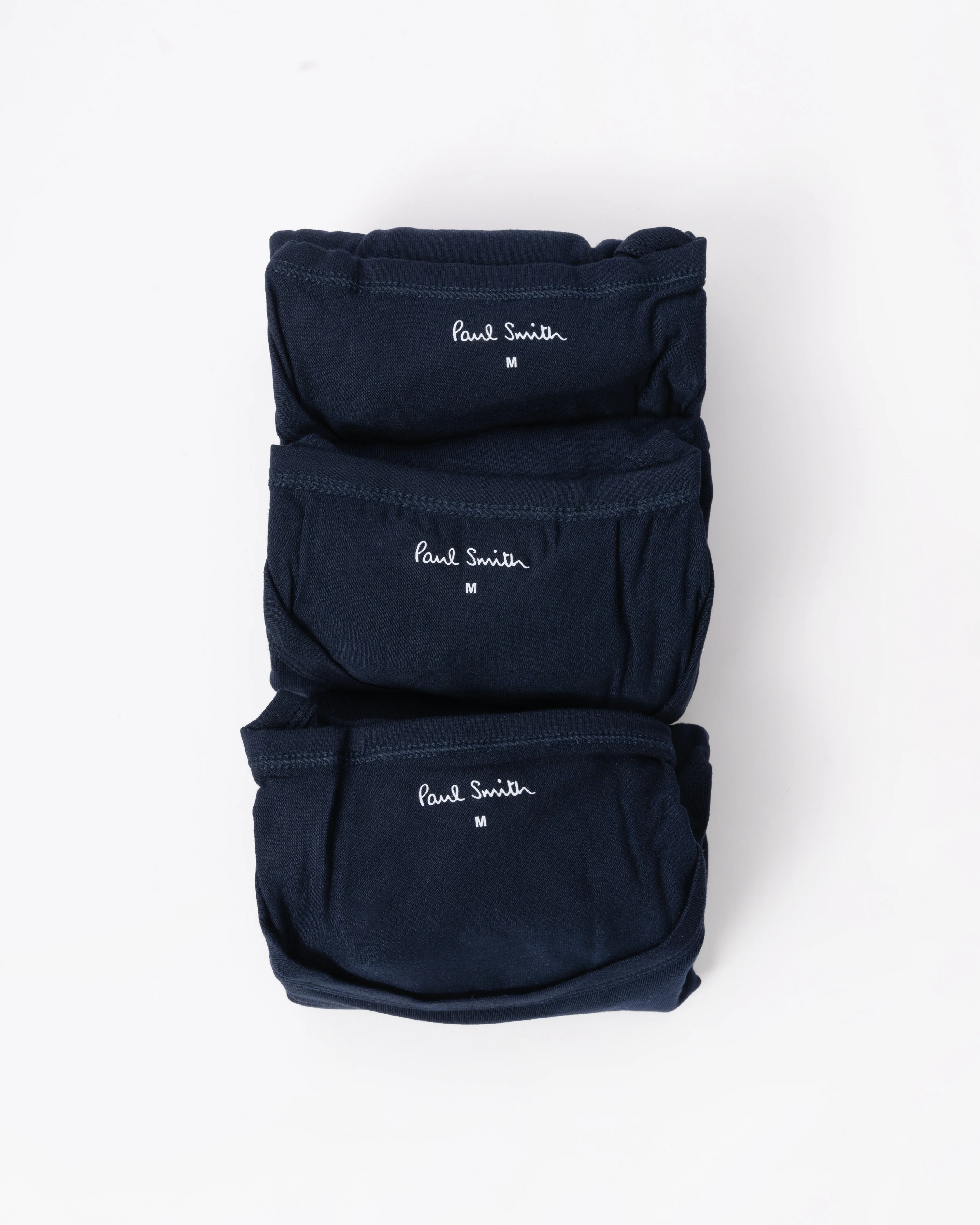 Paul Smith Mens Mixed Modal Lounge 3 Pack T Shirts - 47 Navy - Image 2