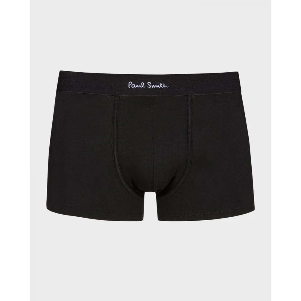 Paul Smith Mens Organic-Cotton Black/Mixed Stripe Boxer Briefs Three Pack - 79 Black - Image 5