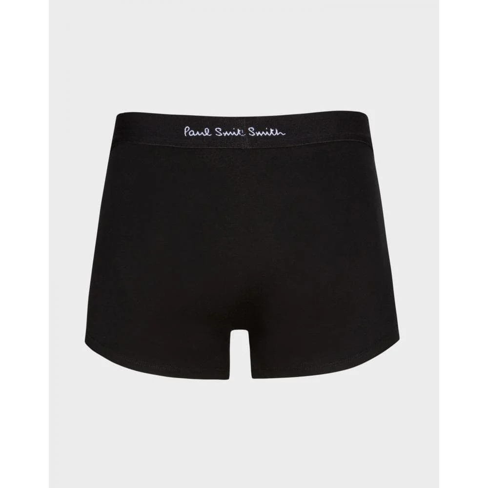 Paul Smith Mens Organic-Cotton Black/Mixed Stripe Boxer Briefs Three Pack - 79 Black - Image 6