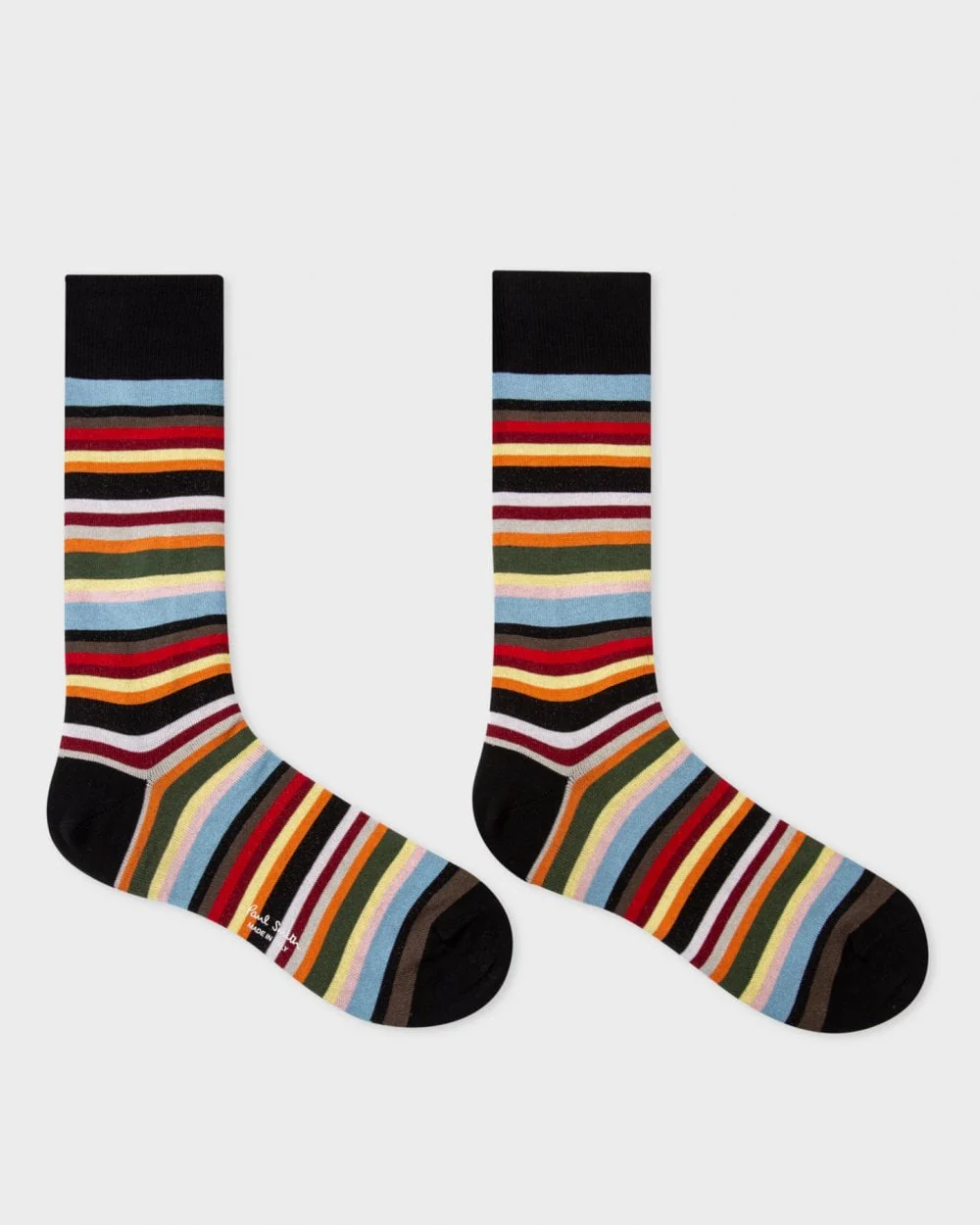 Paul Smith Mens Organic Cotton Signature Stripe Socks - Image 2