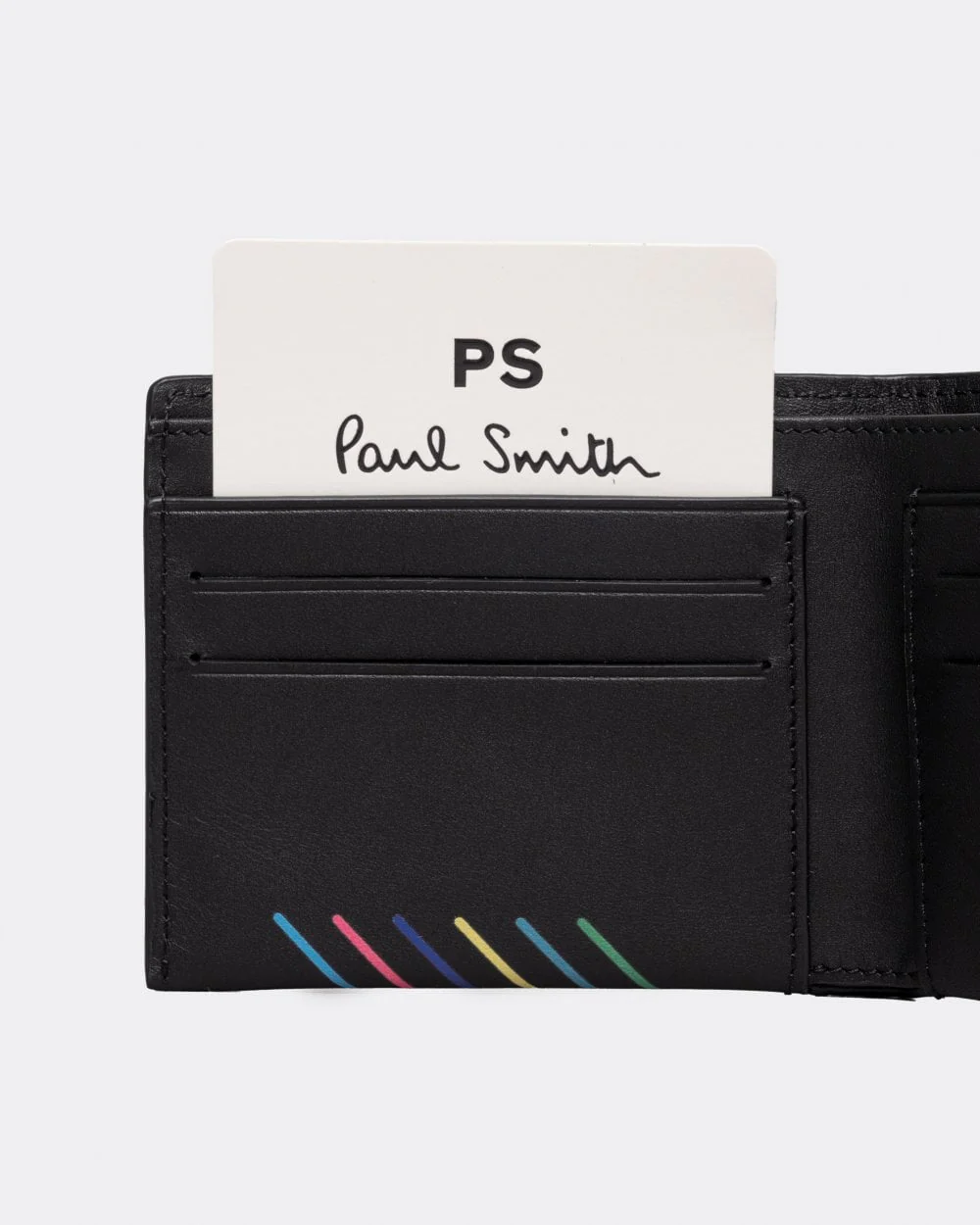Paul Smith Mens Script Logo Leather Billfold Wallet - Image 4