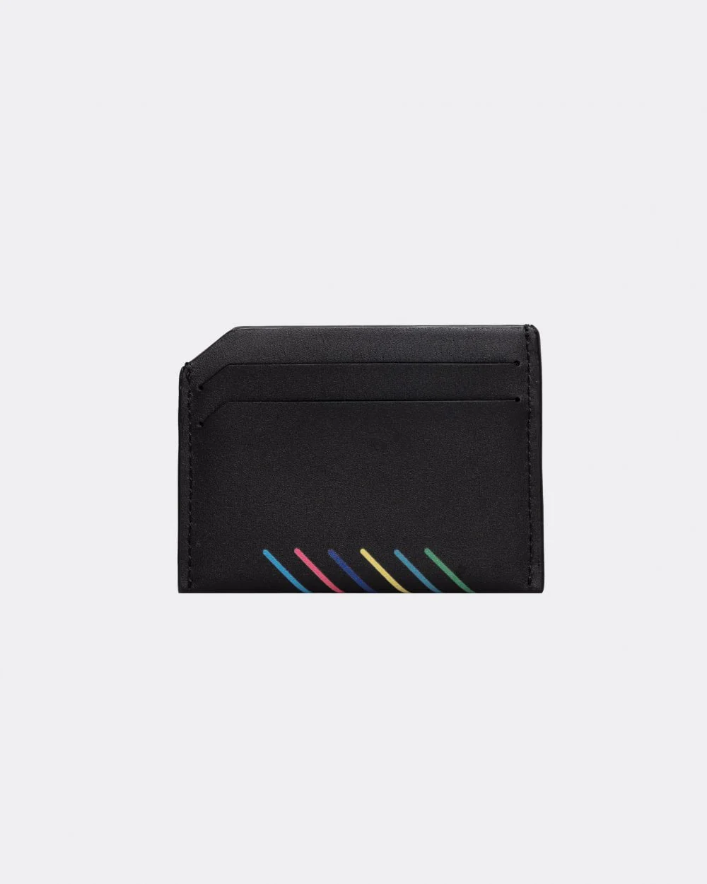 Paul Smith Mens Script Logo Leather Card Holder - Image 2