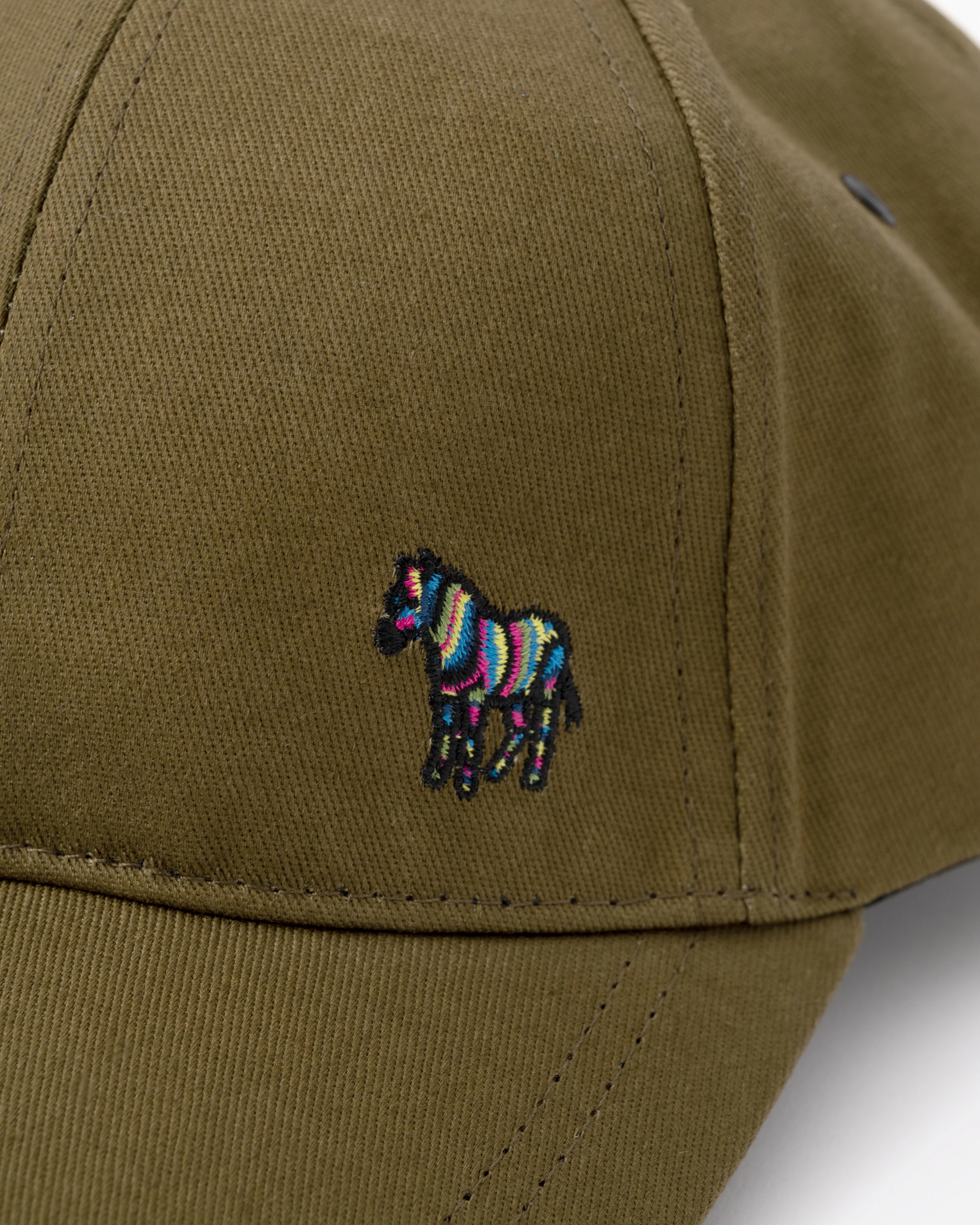 Paul Smith Mens Seasonal Zebra Cap - 36 Khaki - Image 3