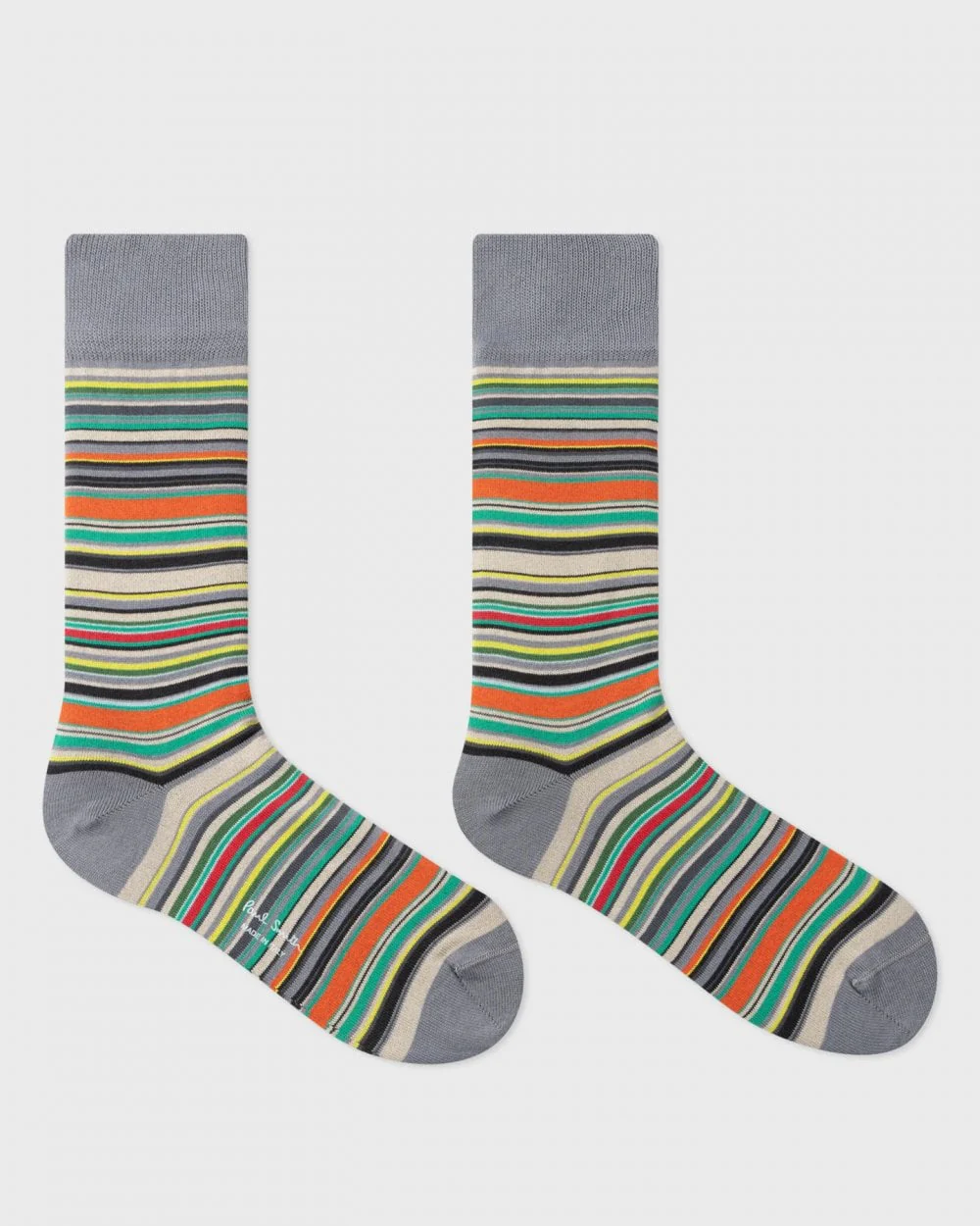 Paul Smith Mens Signature Stripe Socks - 76 Slate - Image 3
