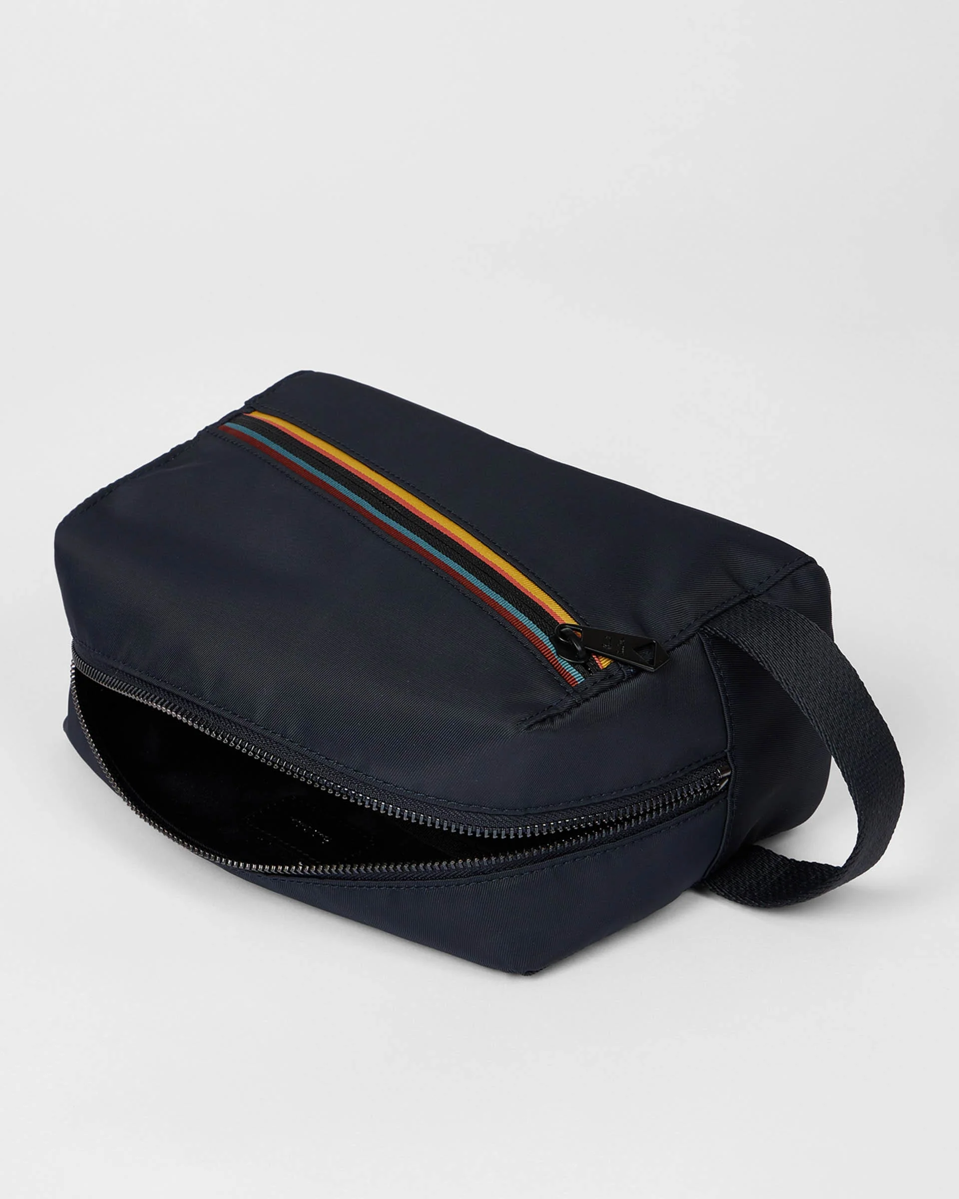 Paul Smith Mens Signature Stripe Washbag - 49 Very Dark Navy - Image 4