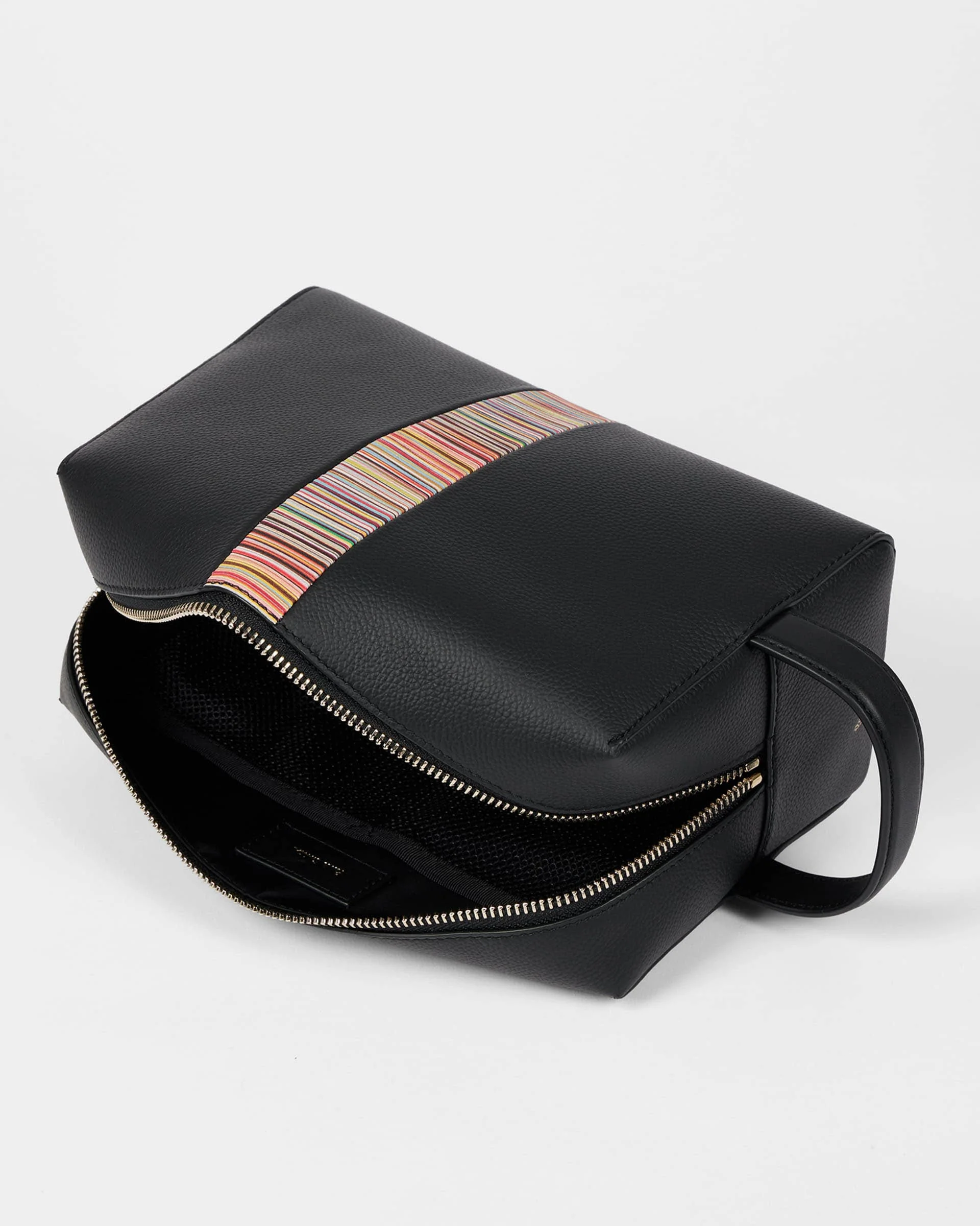 Paul Smith Mens Signature Stripe Washbag - 79 Black - Image 4