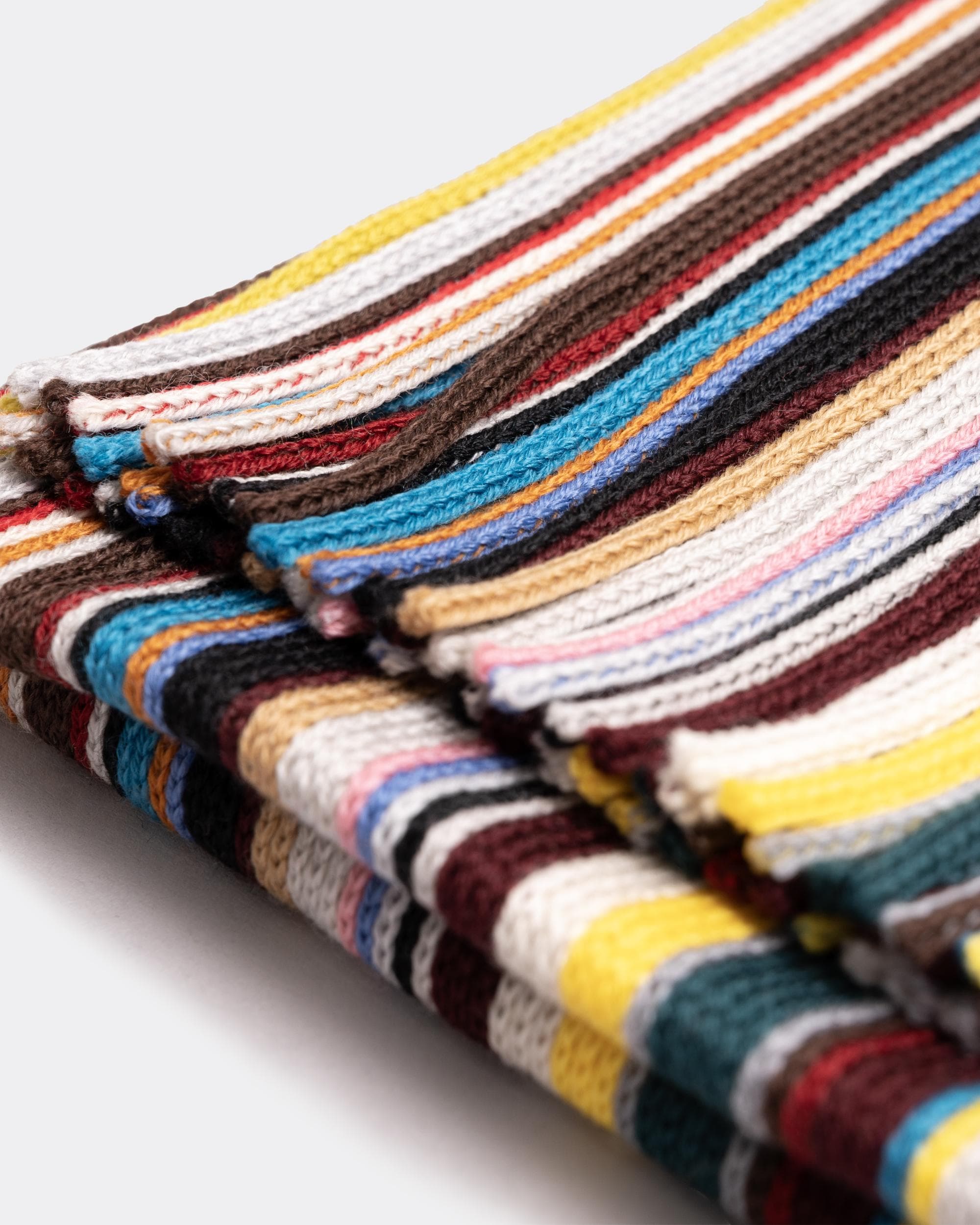 Paul Smith Mens Signature Stripe Wool Scarf - Image 3