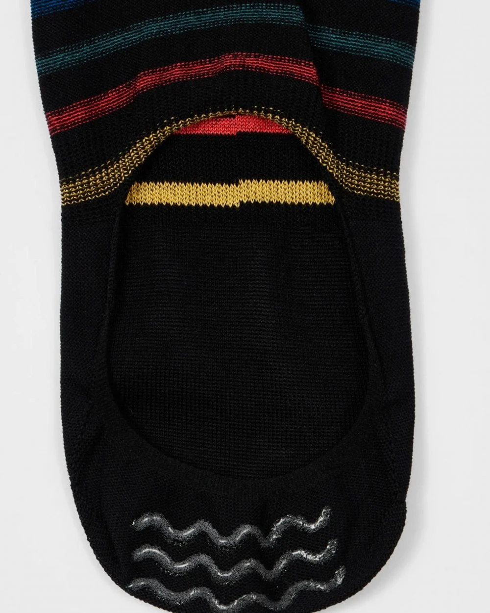 Paul Smith Mens Striped Loafer Socks - 79 Black - Image 3