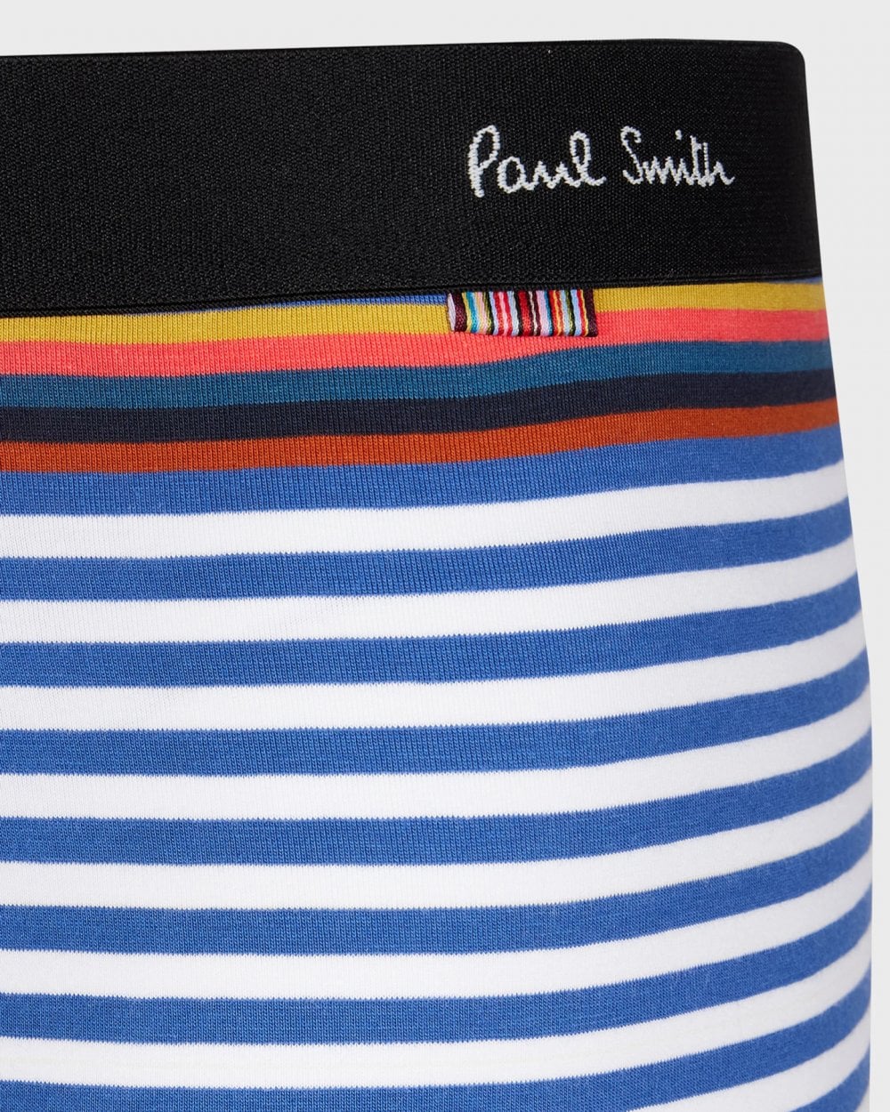 Paul Smith Mens Striped Low-Rise Boxer Briefs - 45 Cobalt Blue - Image 3