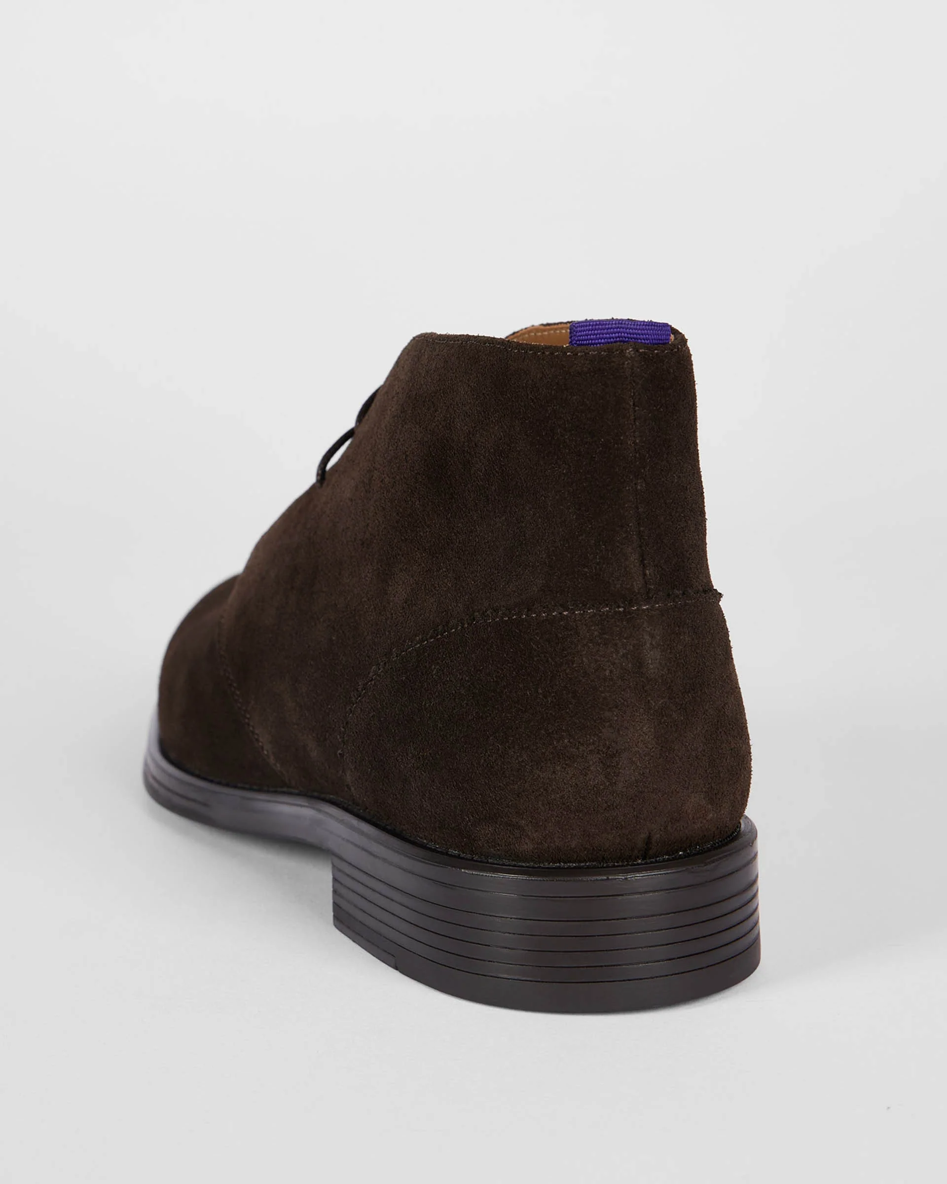 Paul Smith Mens Wilbur Suede Mens Boots - 69 Dark Brown - Image 2
