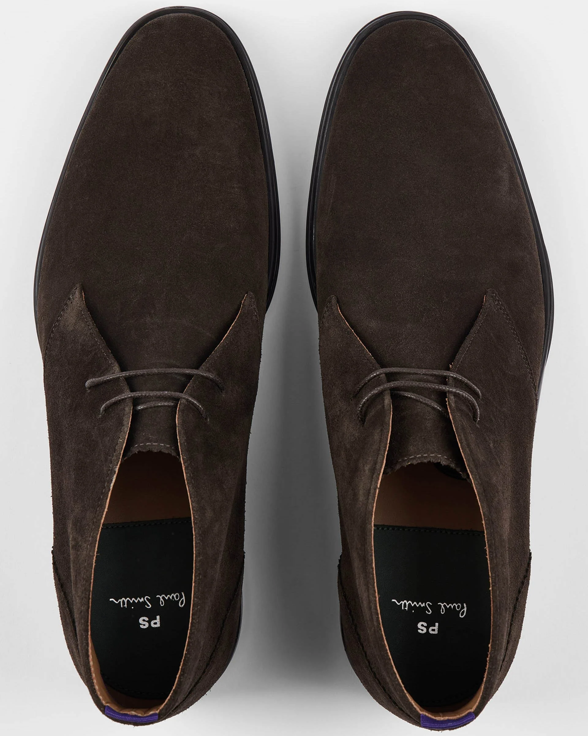 Paul Smith Mens Wilbur Suede Mens Boots - 69 Dark Brown - Image 3