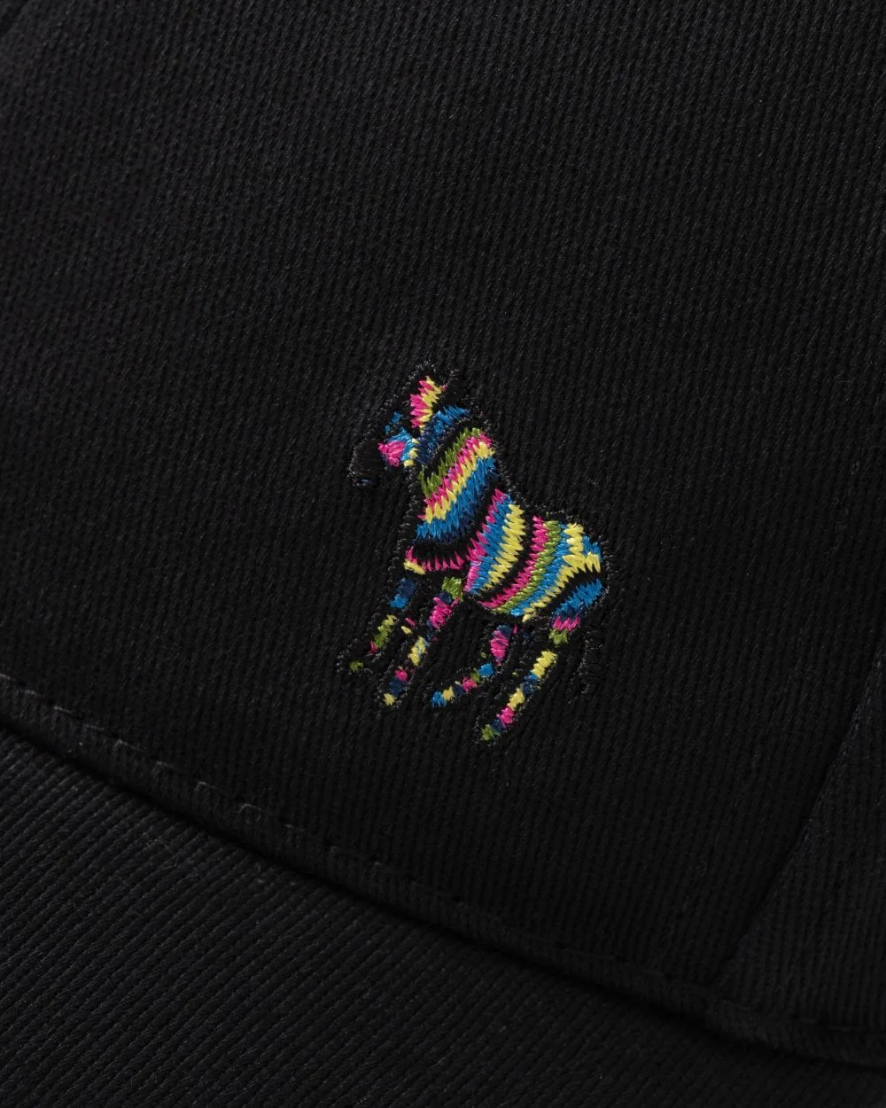 Paul Smith Mens Zebra Baseball Cap - 79 Black - Image 4