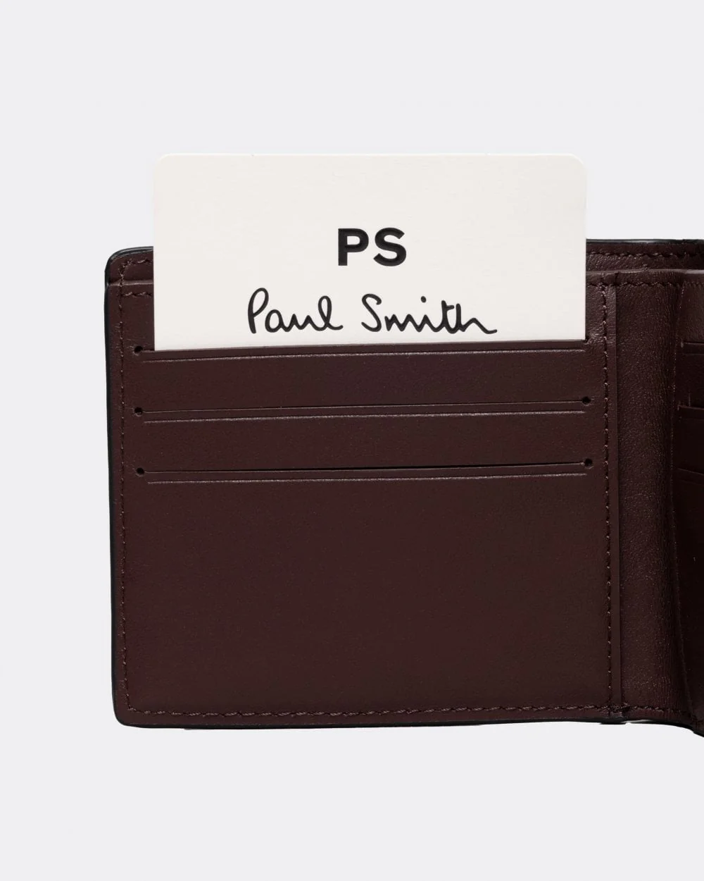 Paul Smith Mens Zebra Logo Leather Billfold Wallet - Image 4