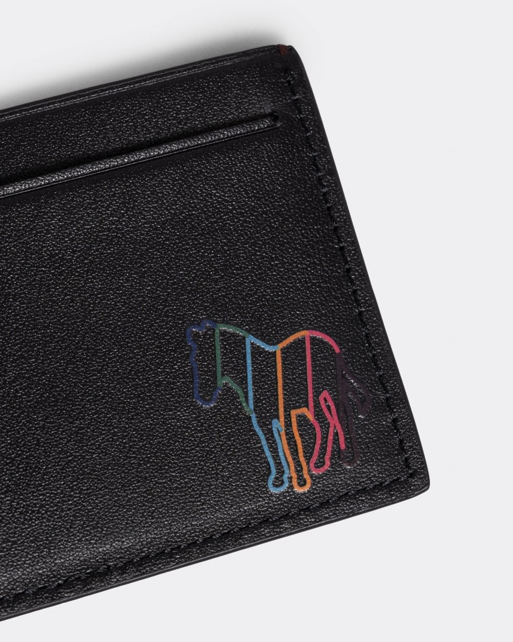 Paul Smith Mens Zebra Logo Leather Card Holder - Image 4