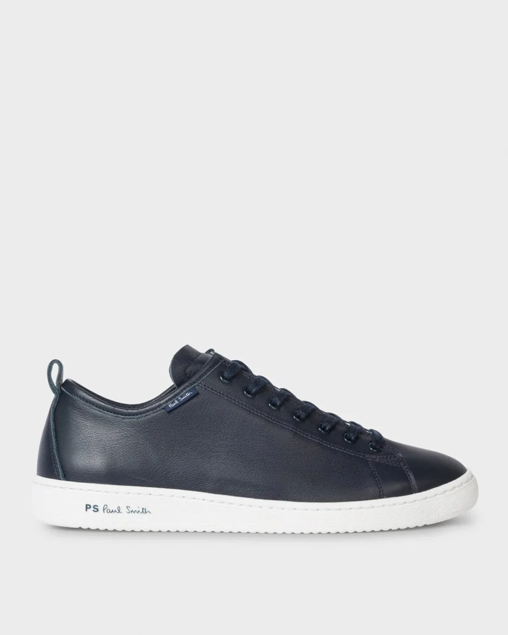 Paul Smith Miyata Mens Calf Leather Trainers - 49 Very Dark Navy - Image 2