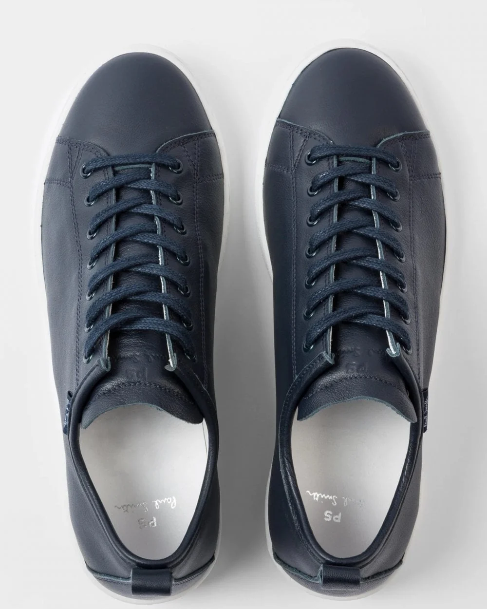 Paul Smith Miyata Mens Calf Leather Trainers - 49 Very Dark Navy - Image 5