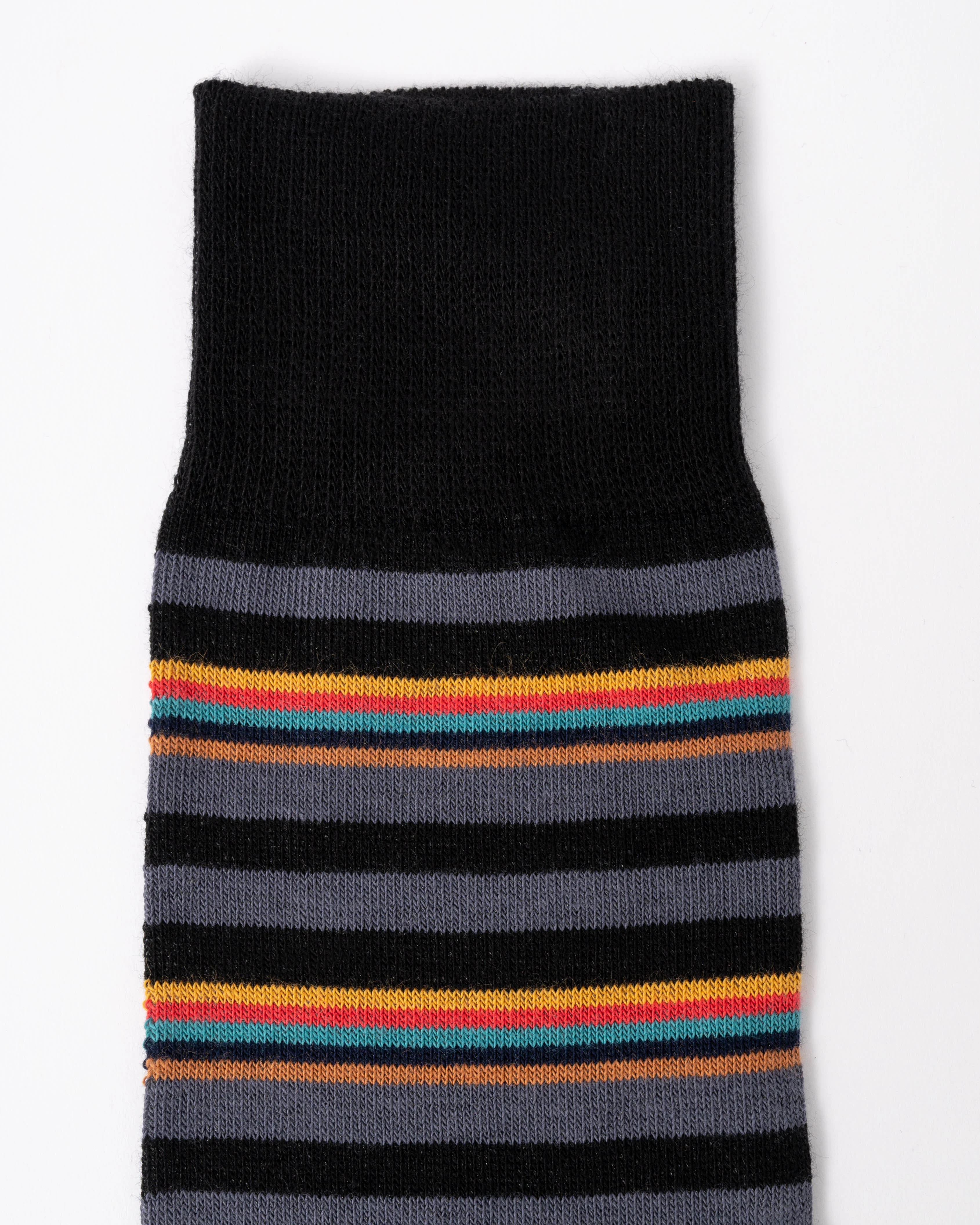 Paul Smith Nolan Artist Stripe Mens Socks - 79 Black - Image 2