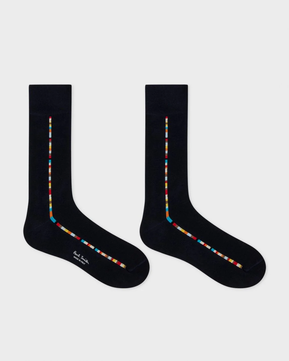 Paul Smith Vittore Mens Signature Stripe Socks - 47 Navy - Image 3