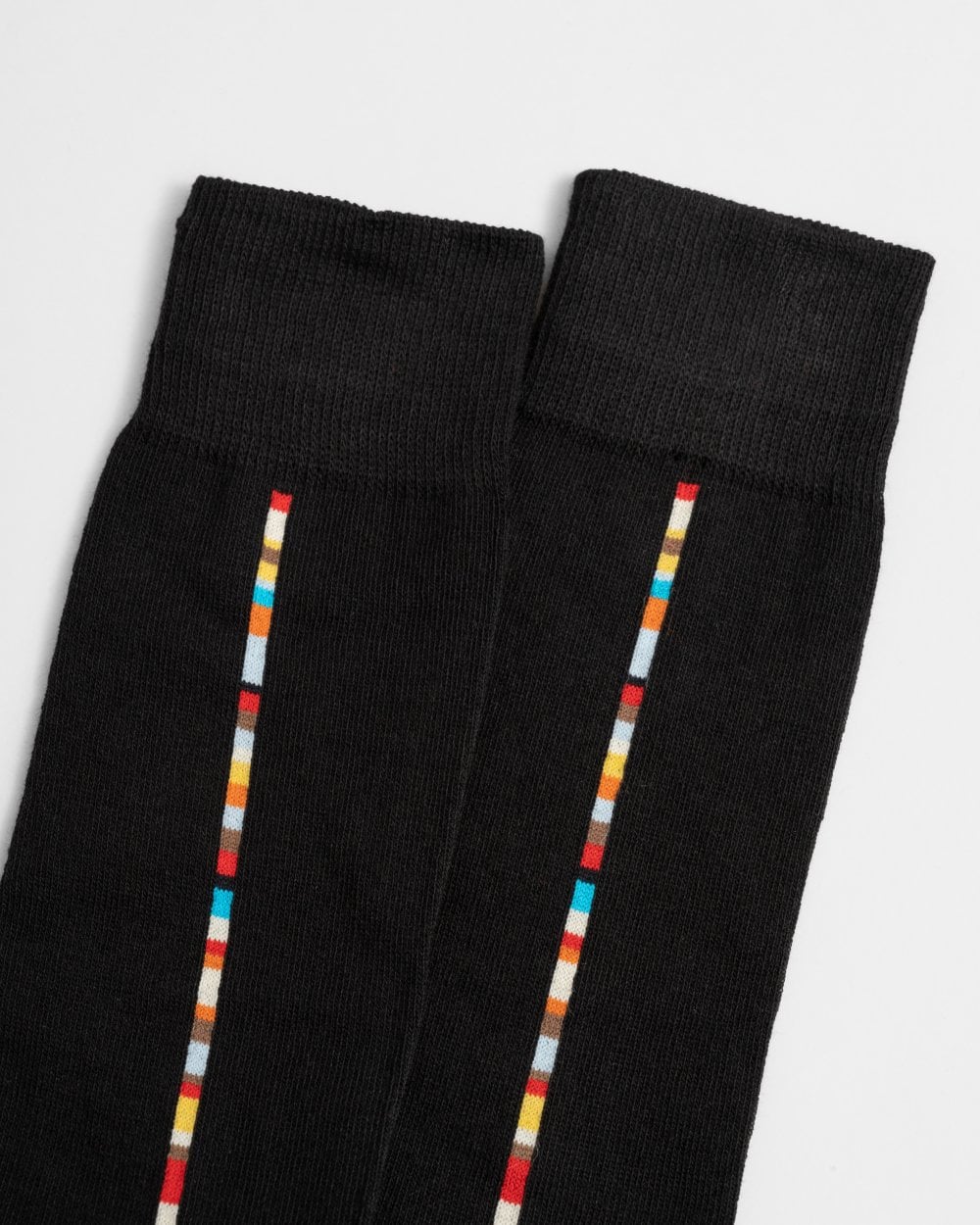 Paul Smith Vittore Mens Signature Stripe Socks - 79 Black - Image 3