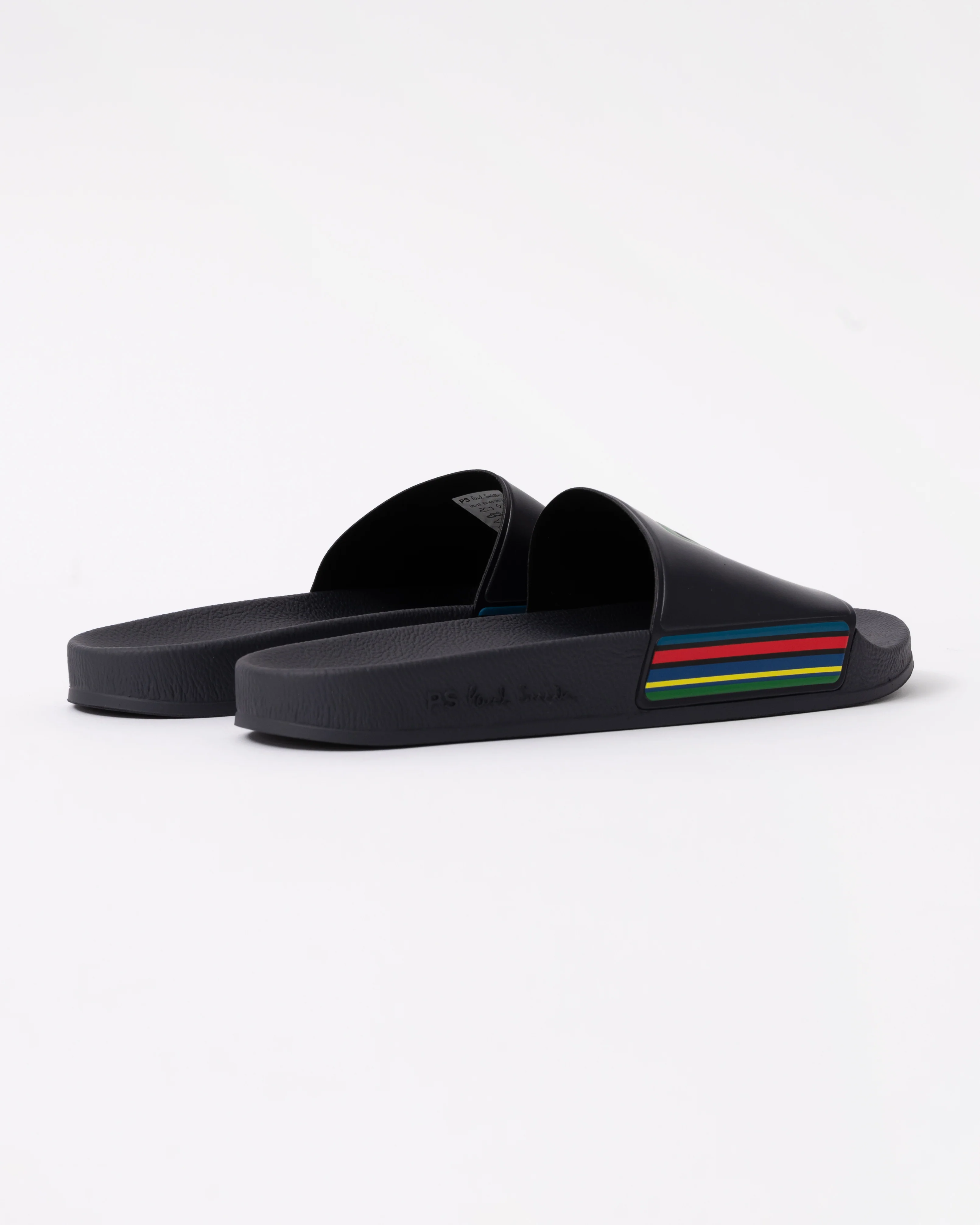 Paul Smith Zed Sports Stripe Mens Slides - 49 Navy - Image 3