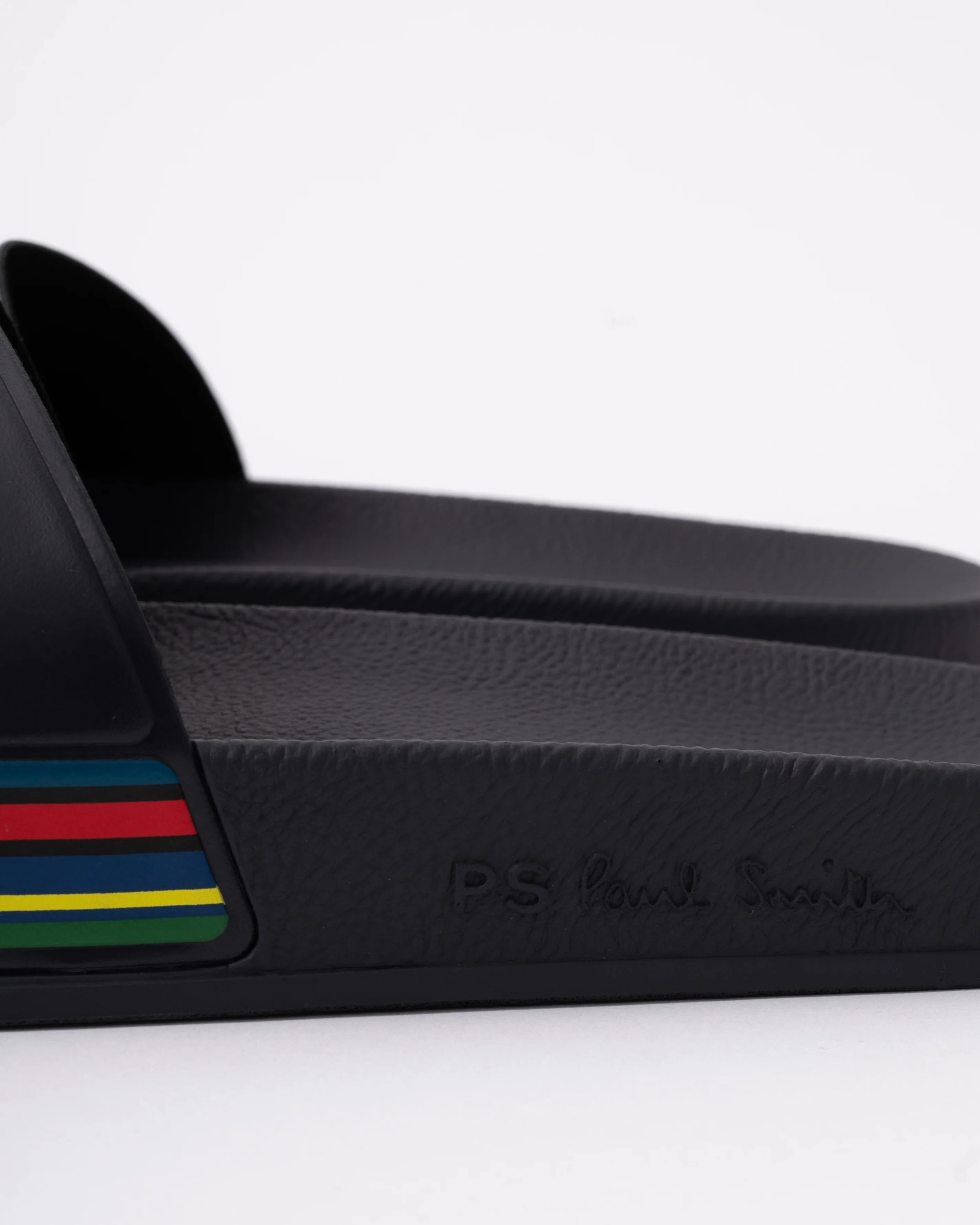 Paul Smith Zed Sports Stripe Mens Slides - 49 Navy - Image 5