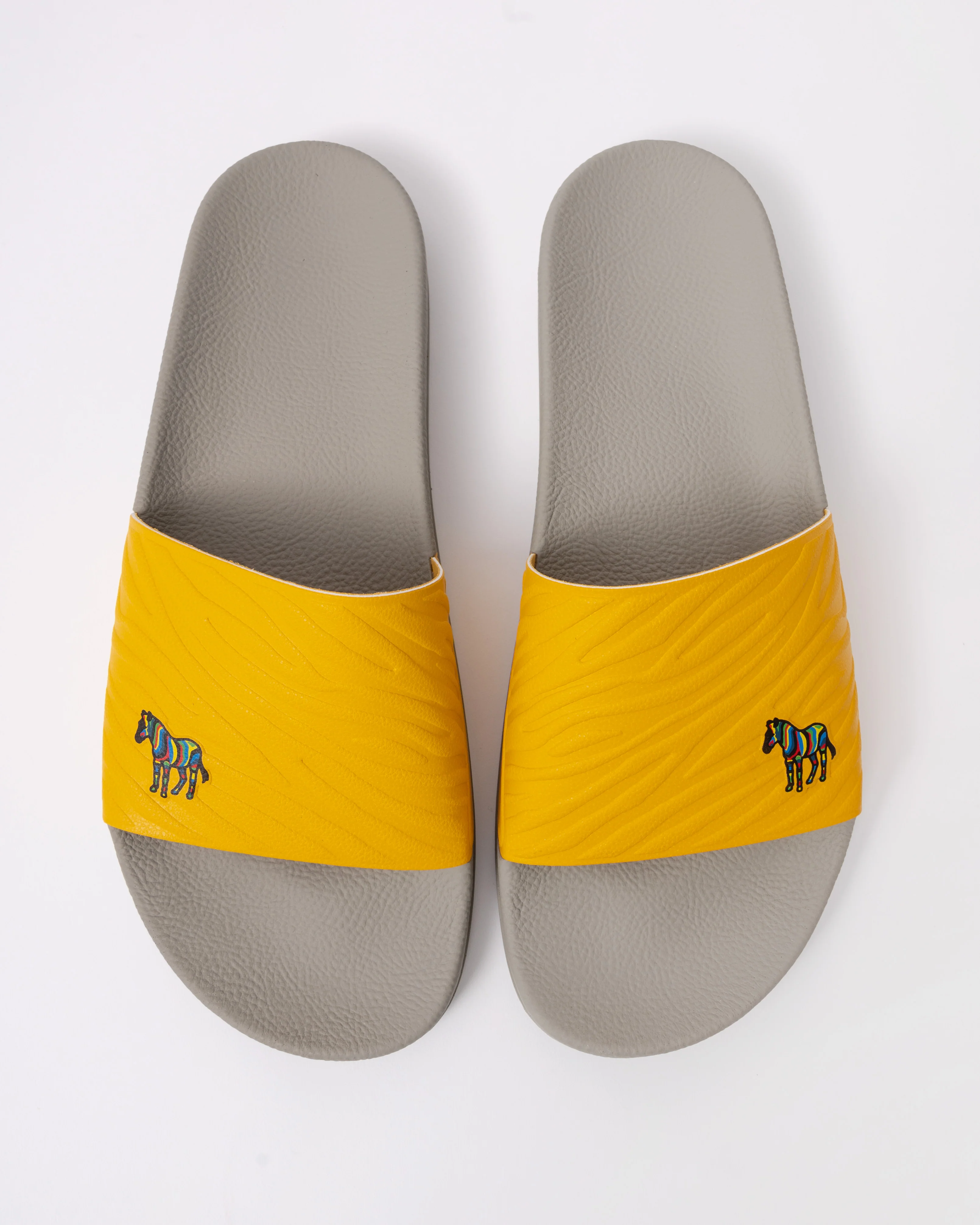 Paul Smith Zed Zebra Mens Slides - 10 Yellow - Image 2
