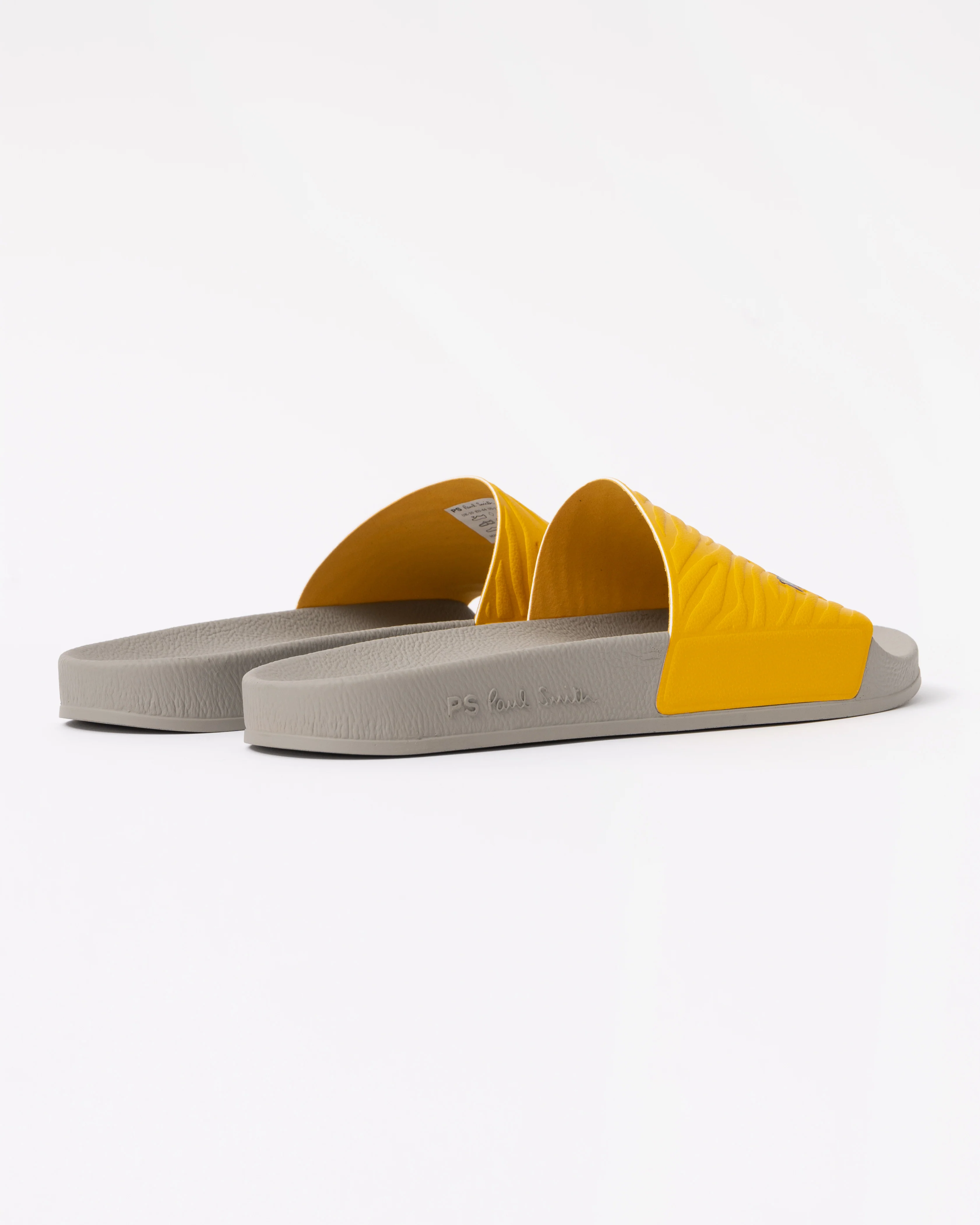 Paul Smith Zed Zebra Mens Slides - 10 Yellow - Image 3
