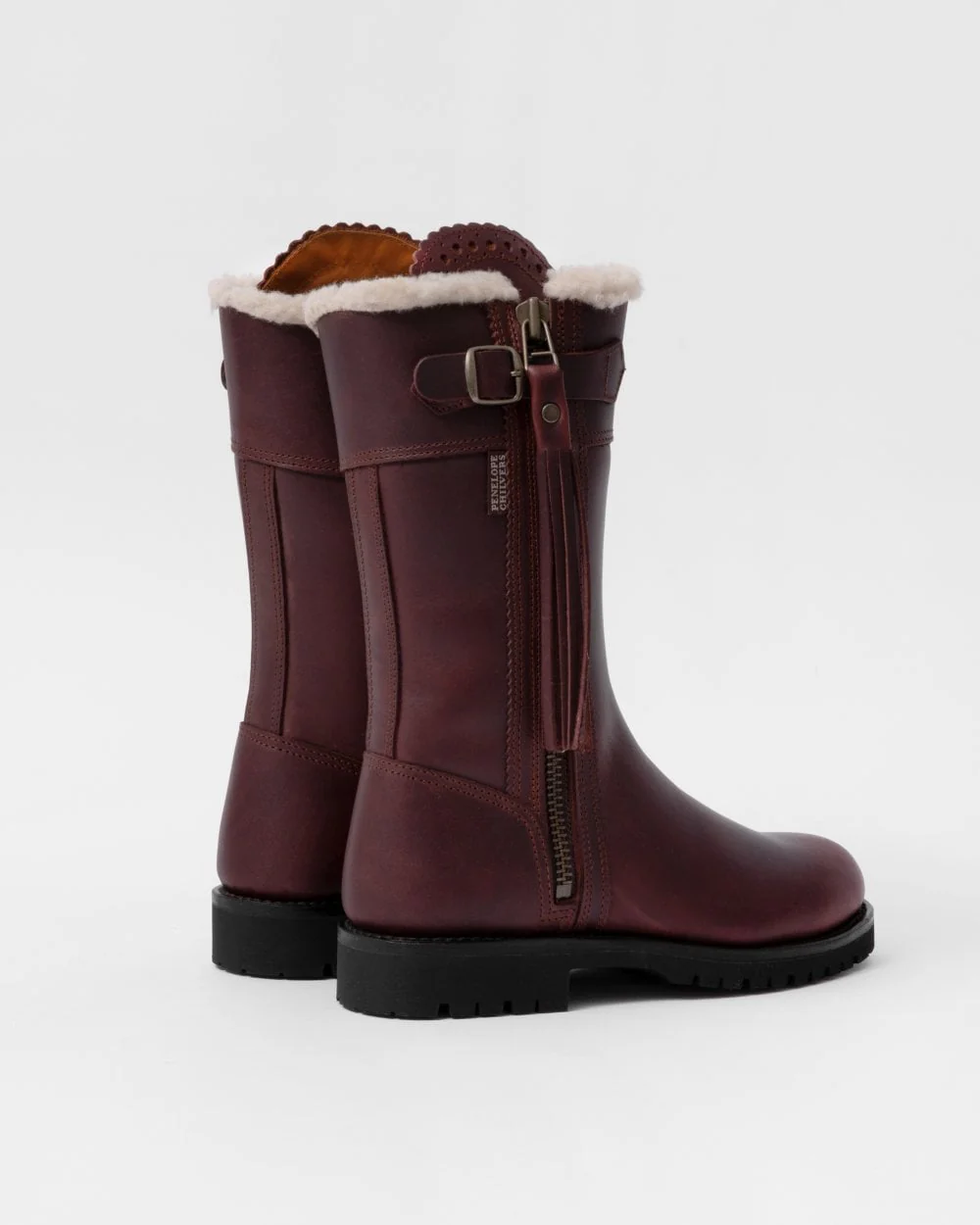 Penelope Chilvers Mid-Calf Lined Womens Tassel Boots - Image 2