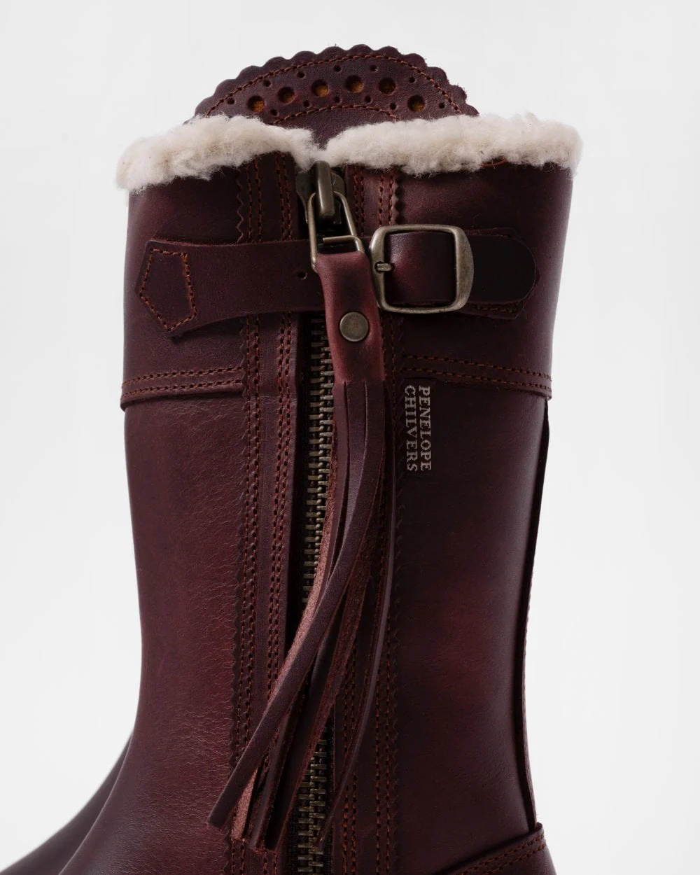 Penelope Chilvers Mid-Calf Lined Womens Tassel Boots - Image 4