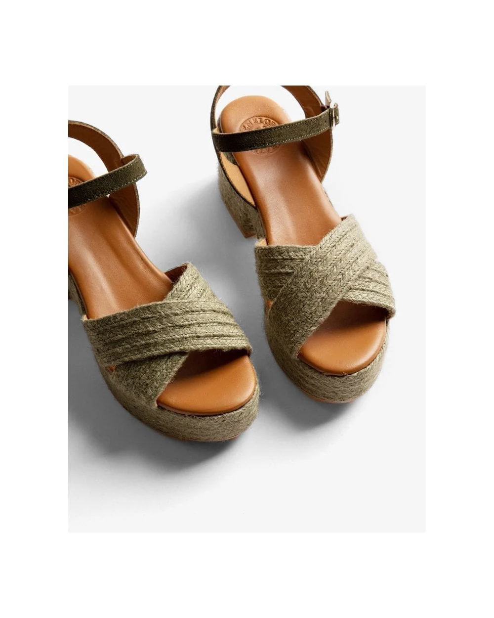 Penelope Chilvers Womens Bella Jute Sandal - 764 Sage - Image 2