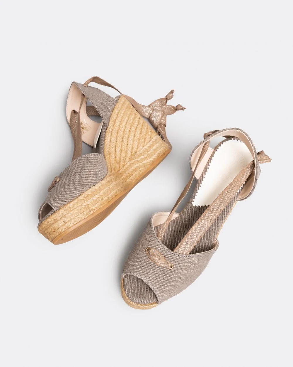 Penelope Chilvers Womens High Catalina Atelier Linen Espadrille - Image 3