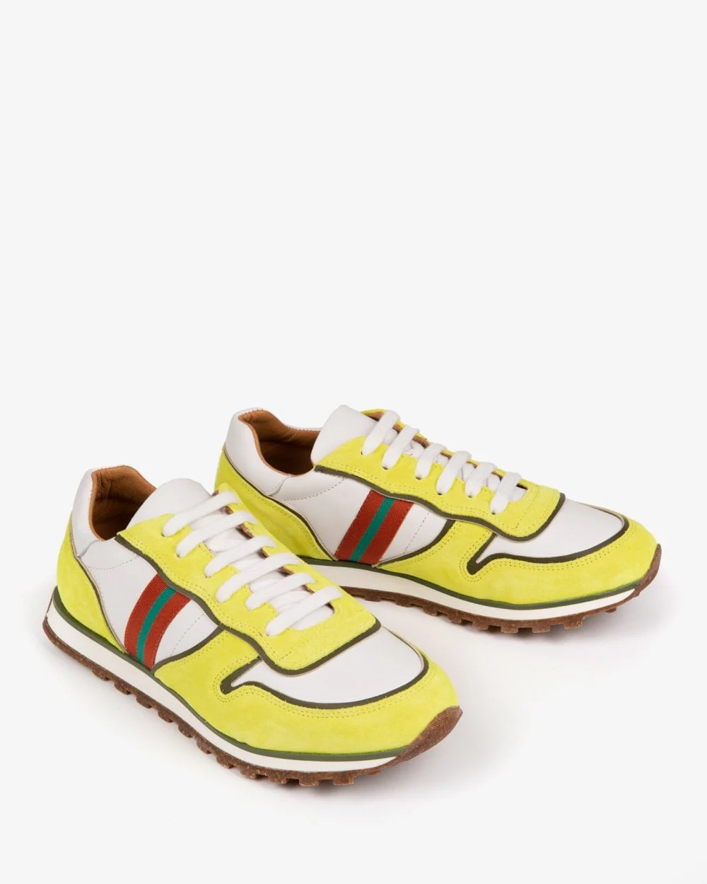 Penelope Chilvers Womens Studio Neon Suede/Leather Trainer - Image 2