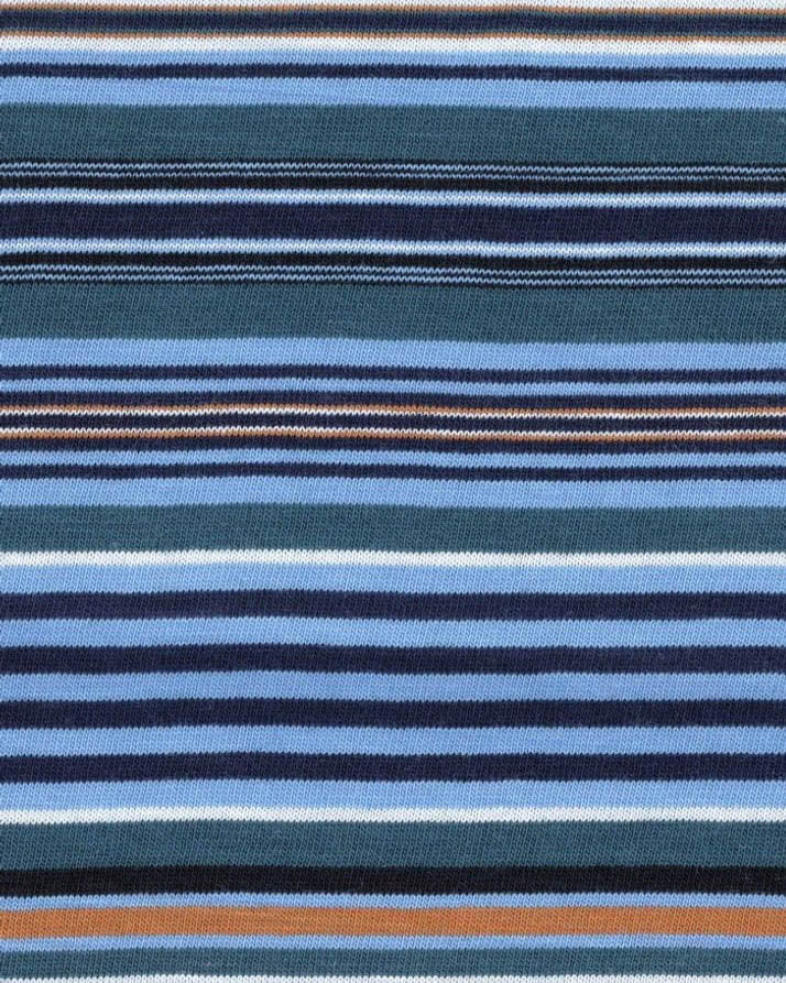 PS Paul Smith Mens Casual Fit Multi Stripe T-Shirt - 45 Cobalt Blue - Image 5