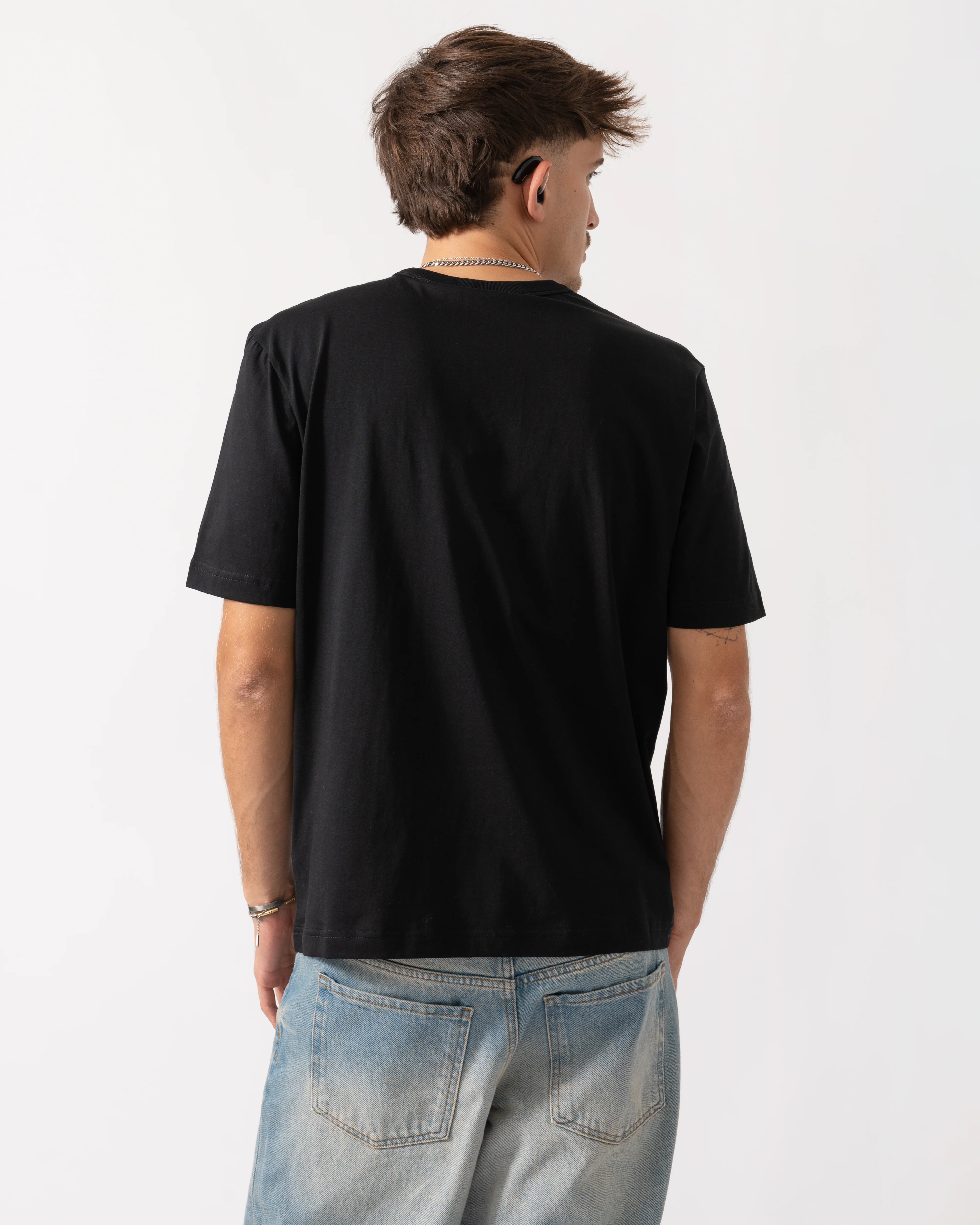 PS Paul Smith Mens Casual Fit Short Sleeve Stripe T-Shirt - 79 Black - Image 4