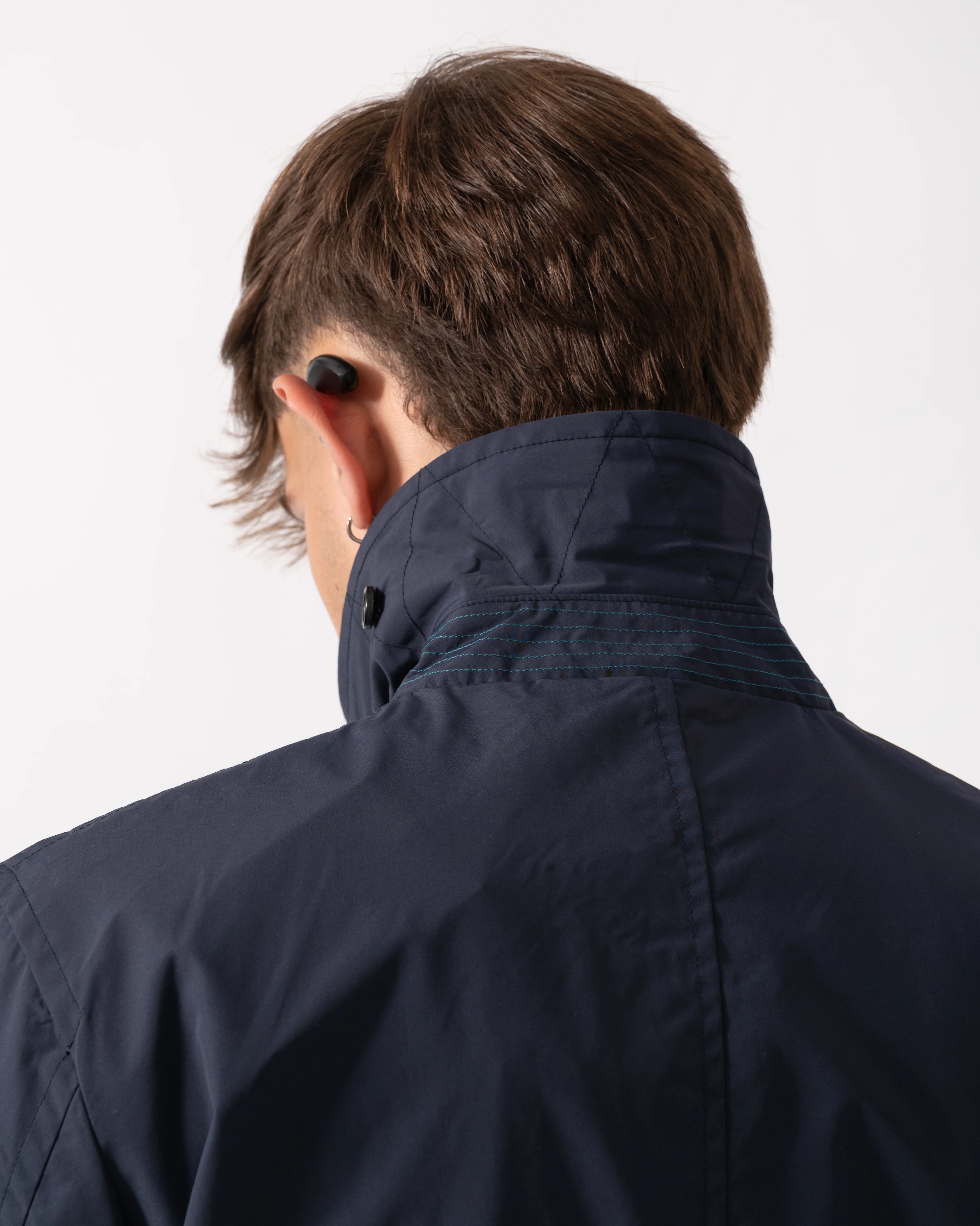 PS Paul Smith Mens Lined Mac - 49 Very Dark Navy - Image 5