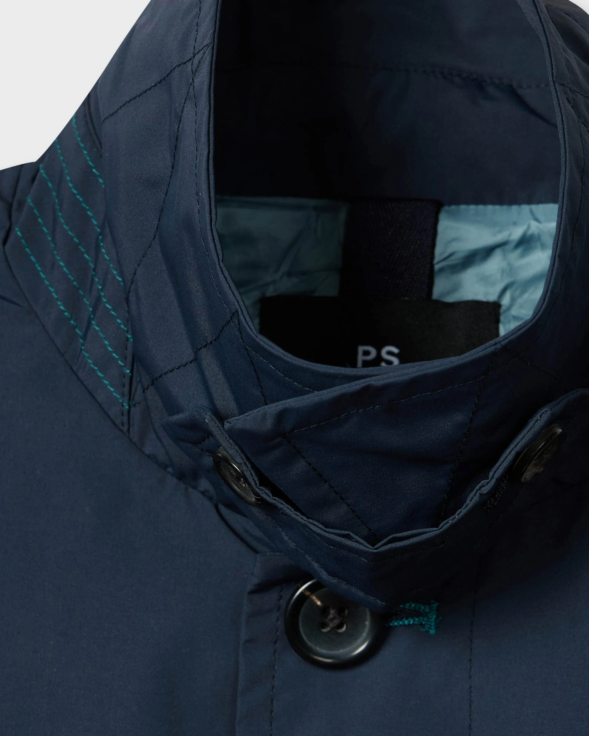 PS Paul Smith Mens Lined Mac - 49 Very Dark Navy - Image 8